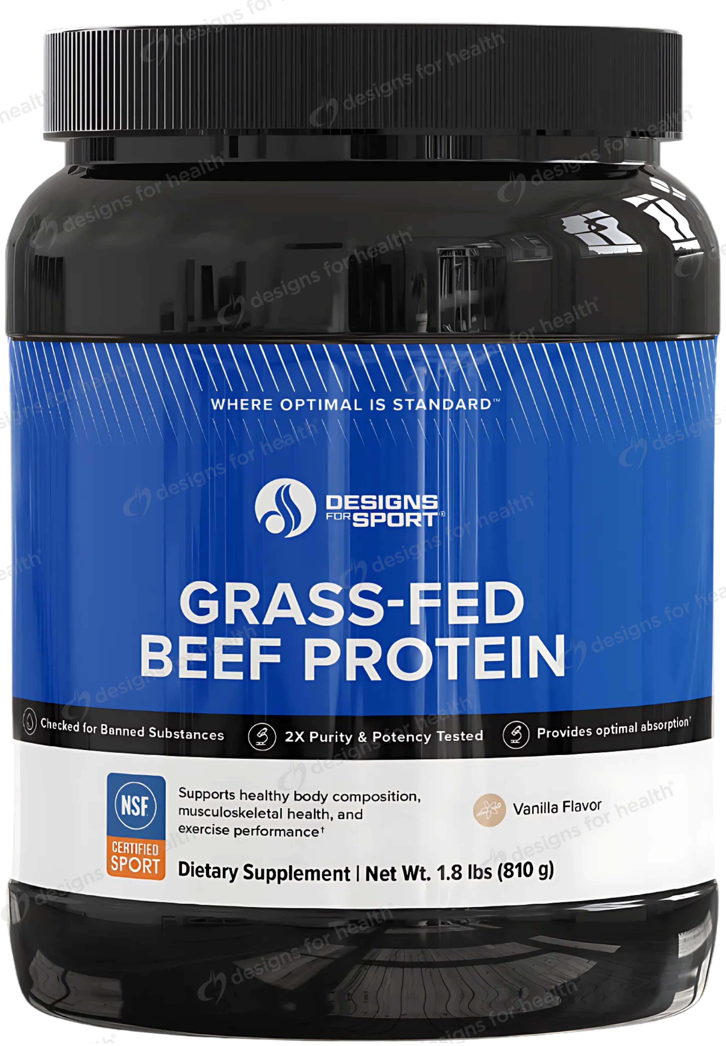 Designs For Sport Grass-Fed Beef Protein