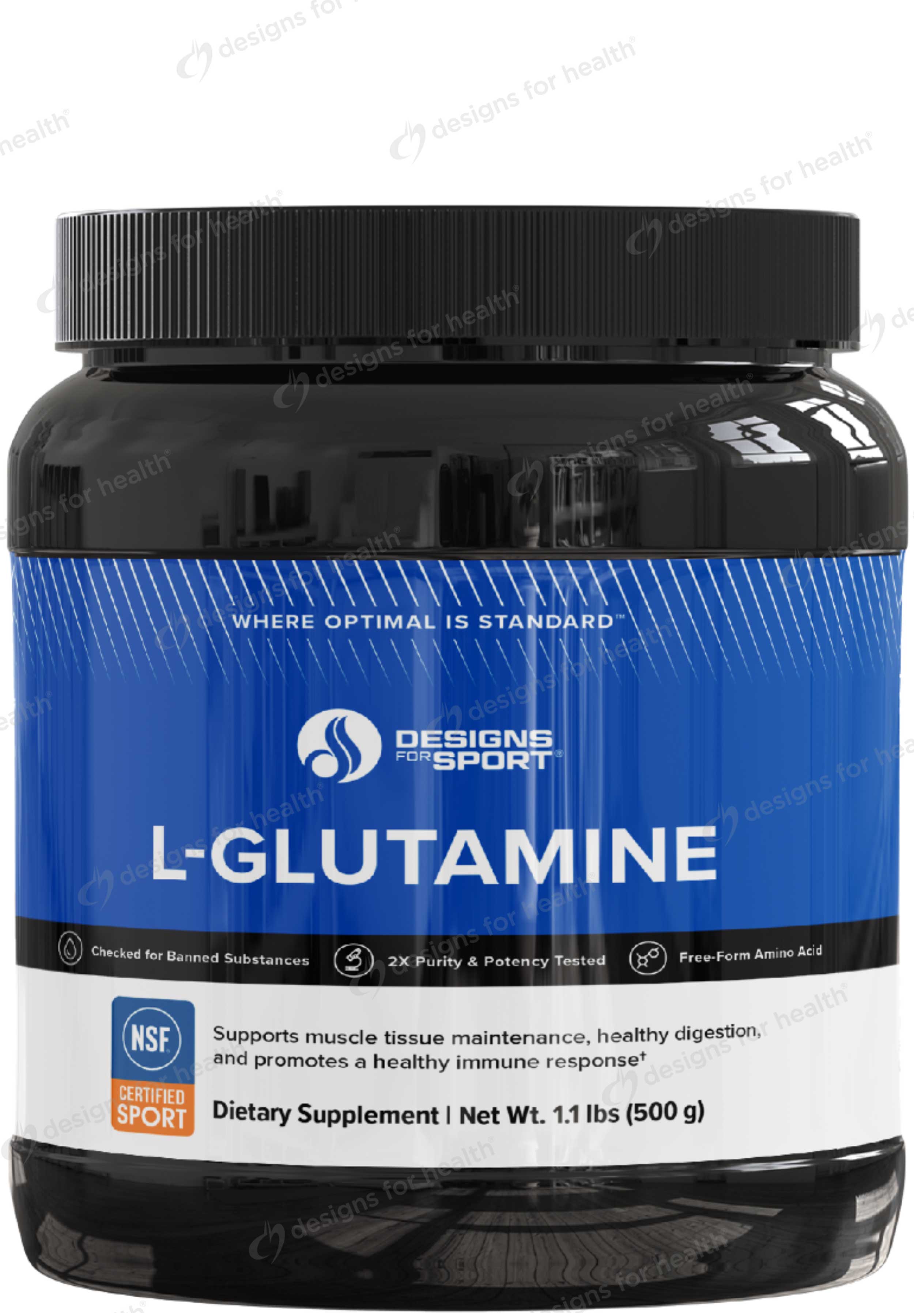 Designs For Sport L-Glutamine Powder