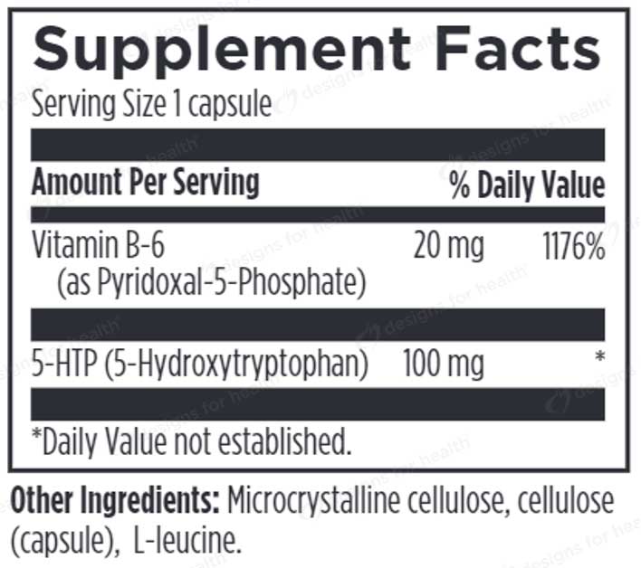 Designs for Health 5-HTP Supreme Ingredients