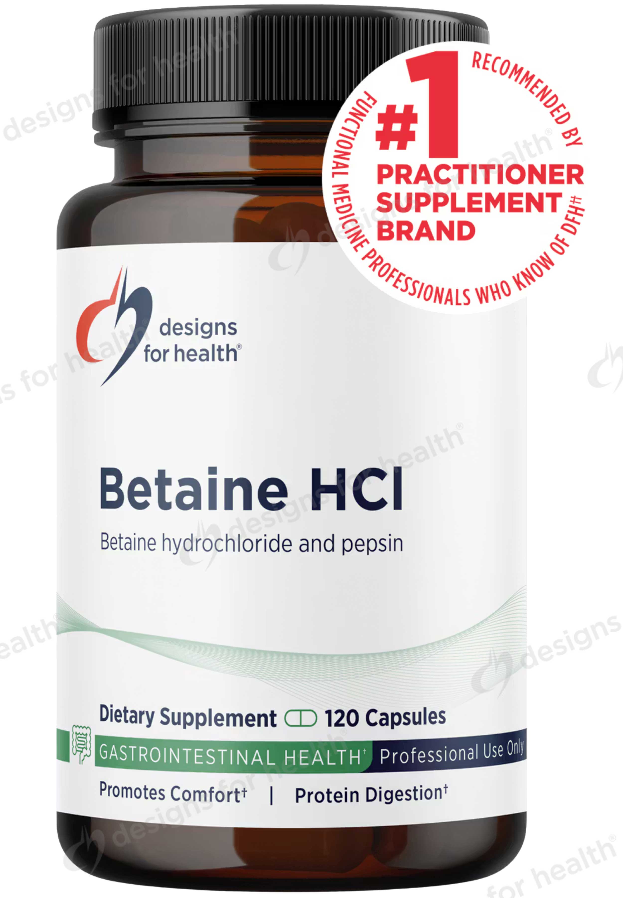 Designs for Health Betaine HCl with Pepsin