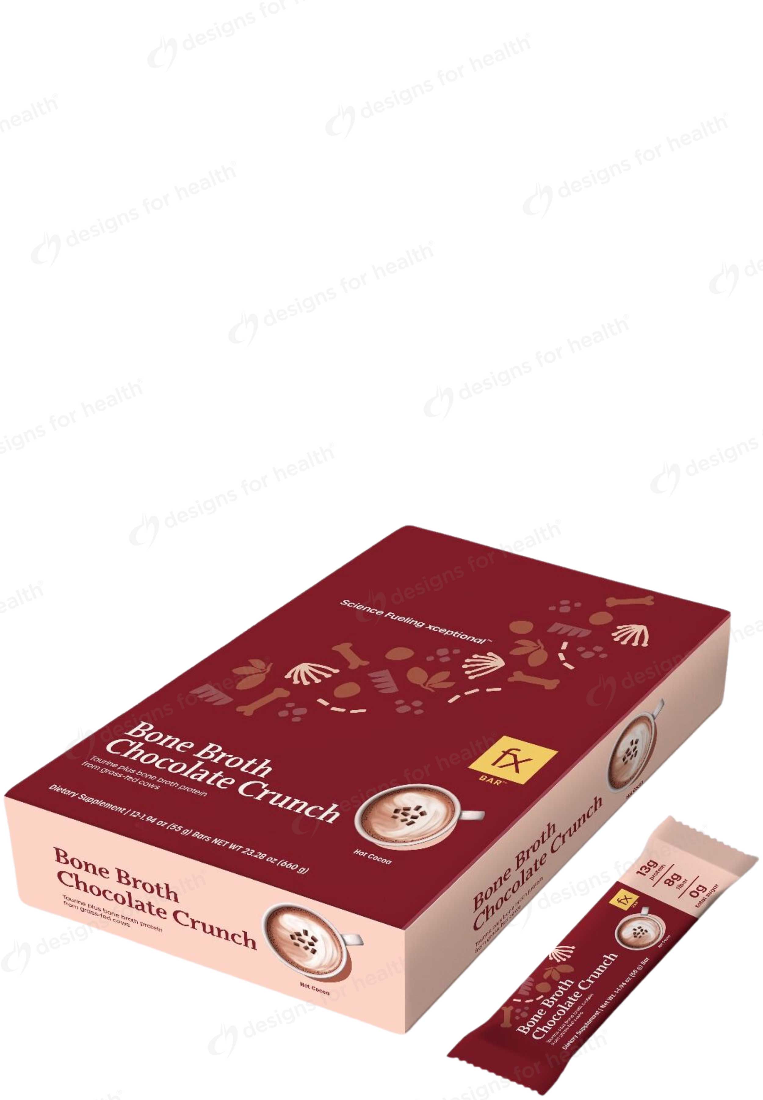 Designs for Health Bone Broth Chocolate Crunch Box