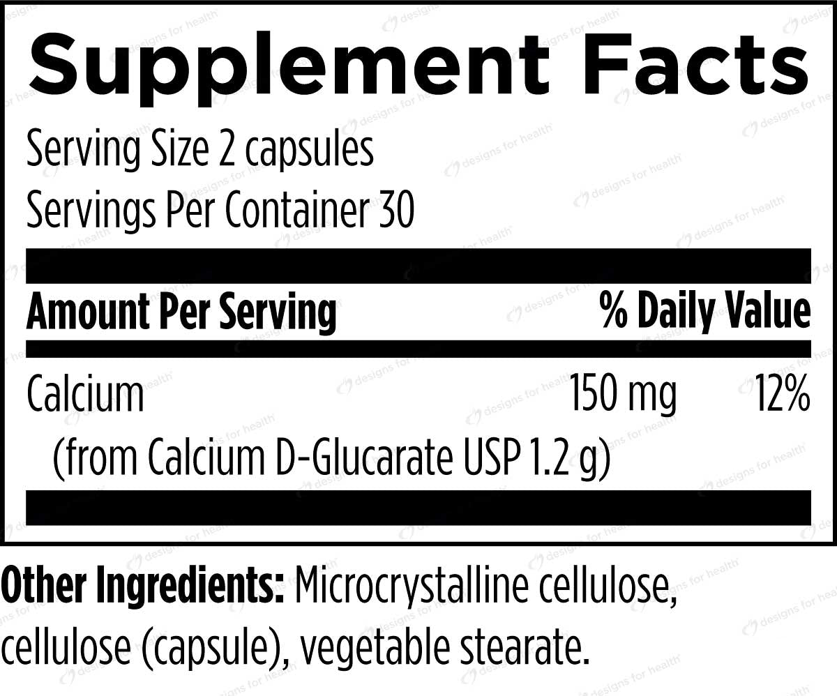Designs for Health Calcium D-Glucarate Ingredients