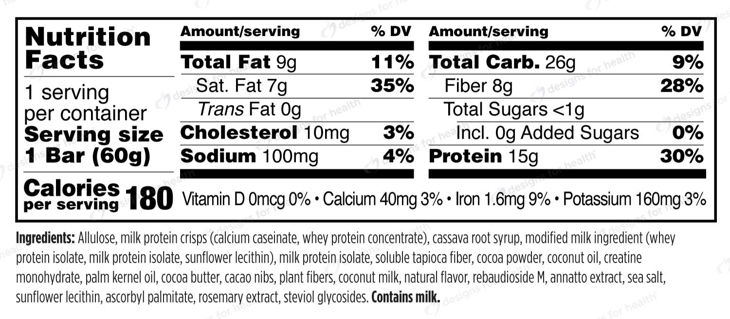 Designs for Health Creatine Whey Boost™ (Previously FX Yes Whey!!!) Ingredients