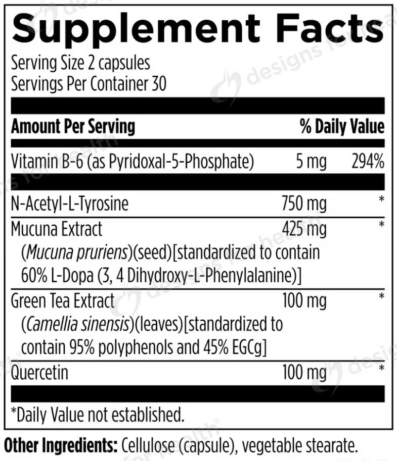 Designs for Health DopaBoost Ingredients