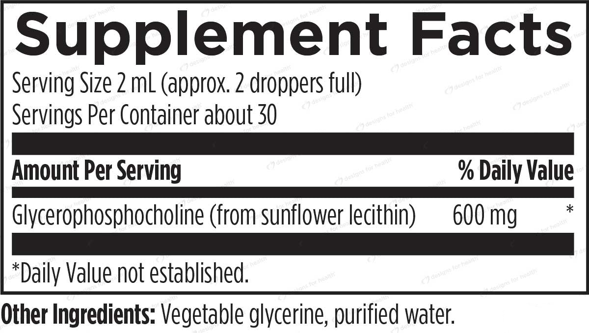 Designs for Health GPC Liquid Ingredients