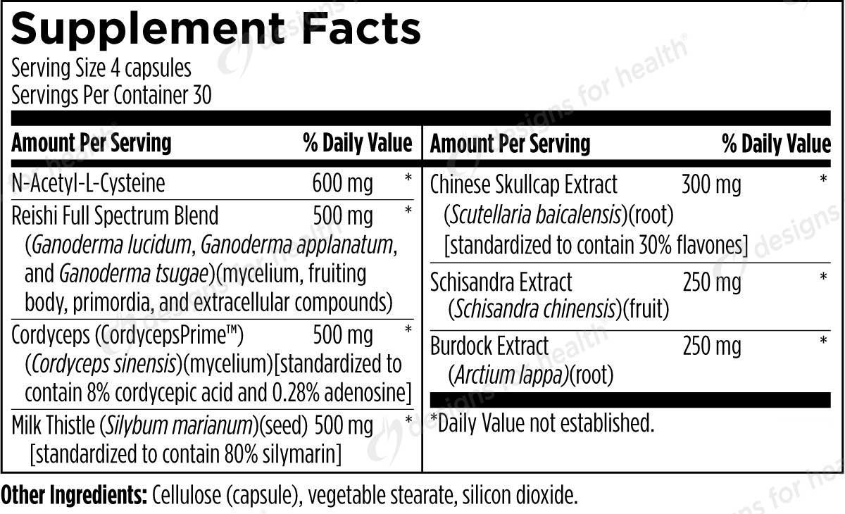 Designs for Health Hepatatone Plus Ingredients
