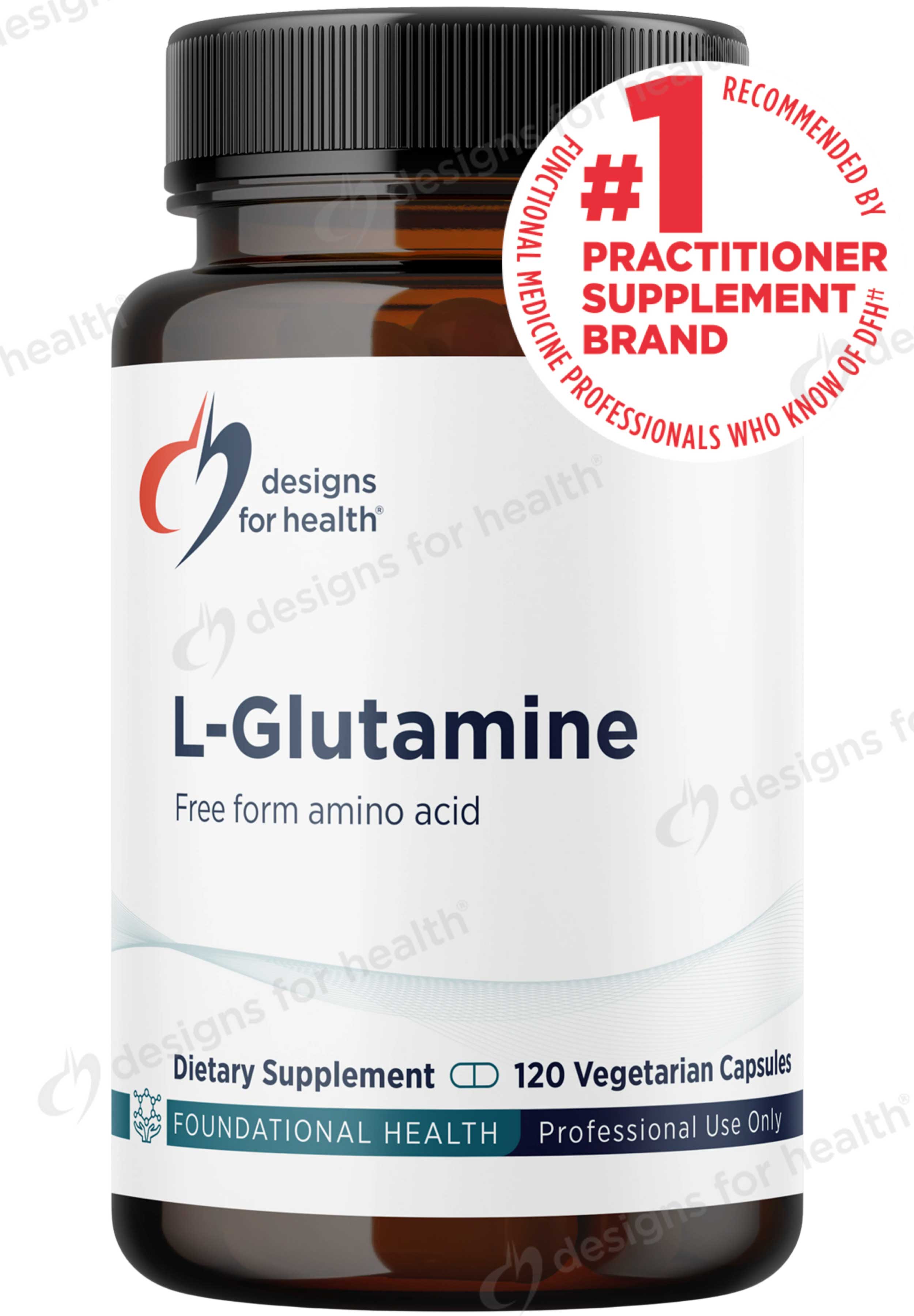 Designs for Health L-Glutamine 850 mg Capsule