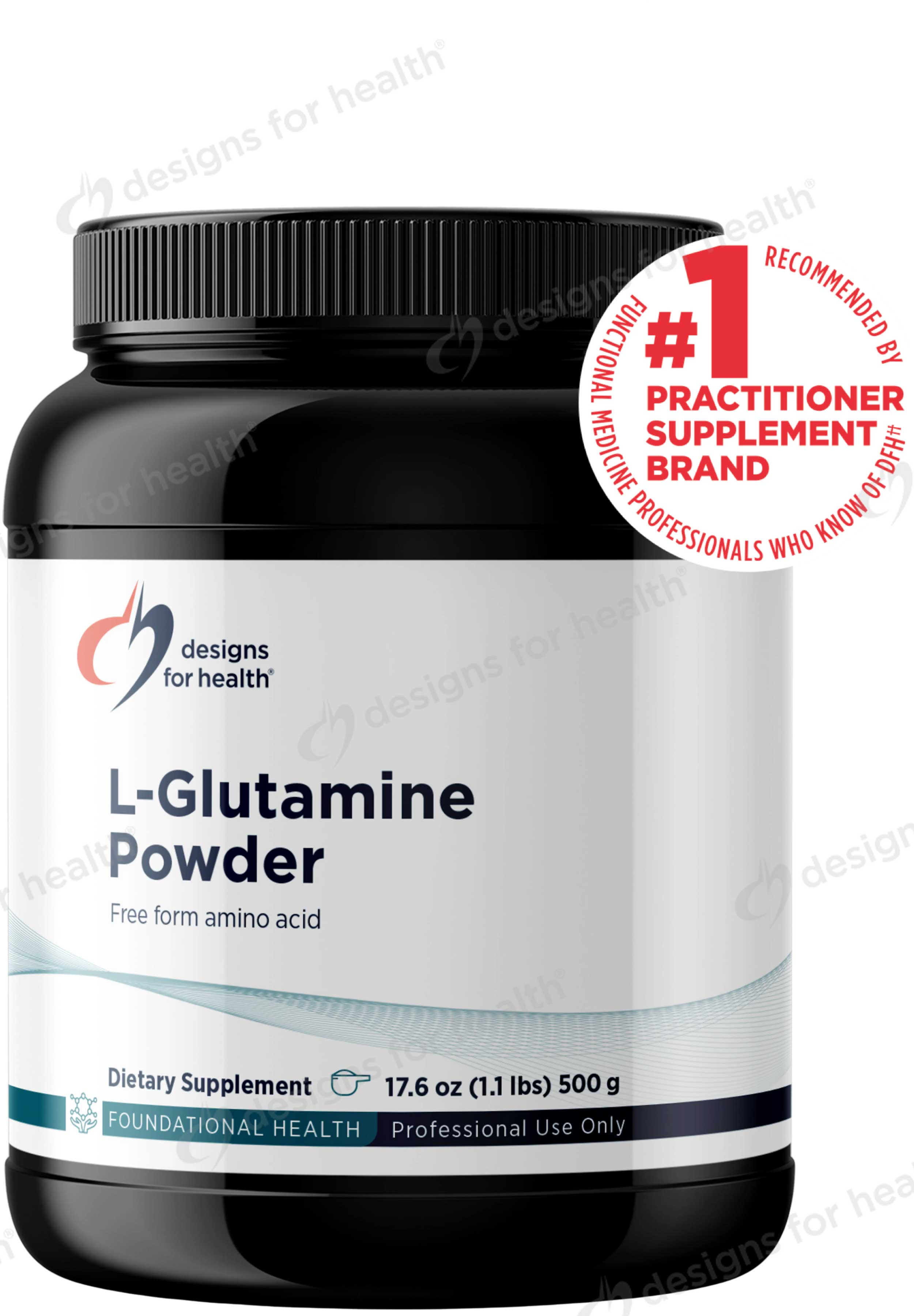 Designs for Health L-Glutamine Powder