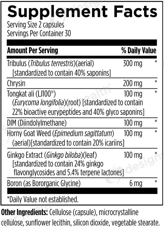 Designs for Health LibidoStim-M Ingredients