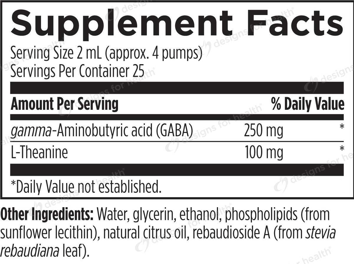 Designs for Health Liposomal NeuroCalm Ingredients