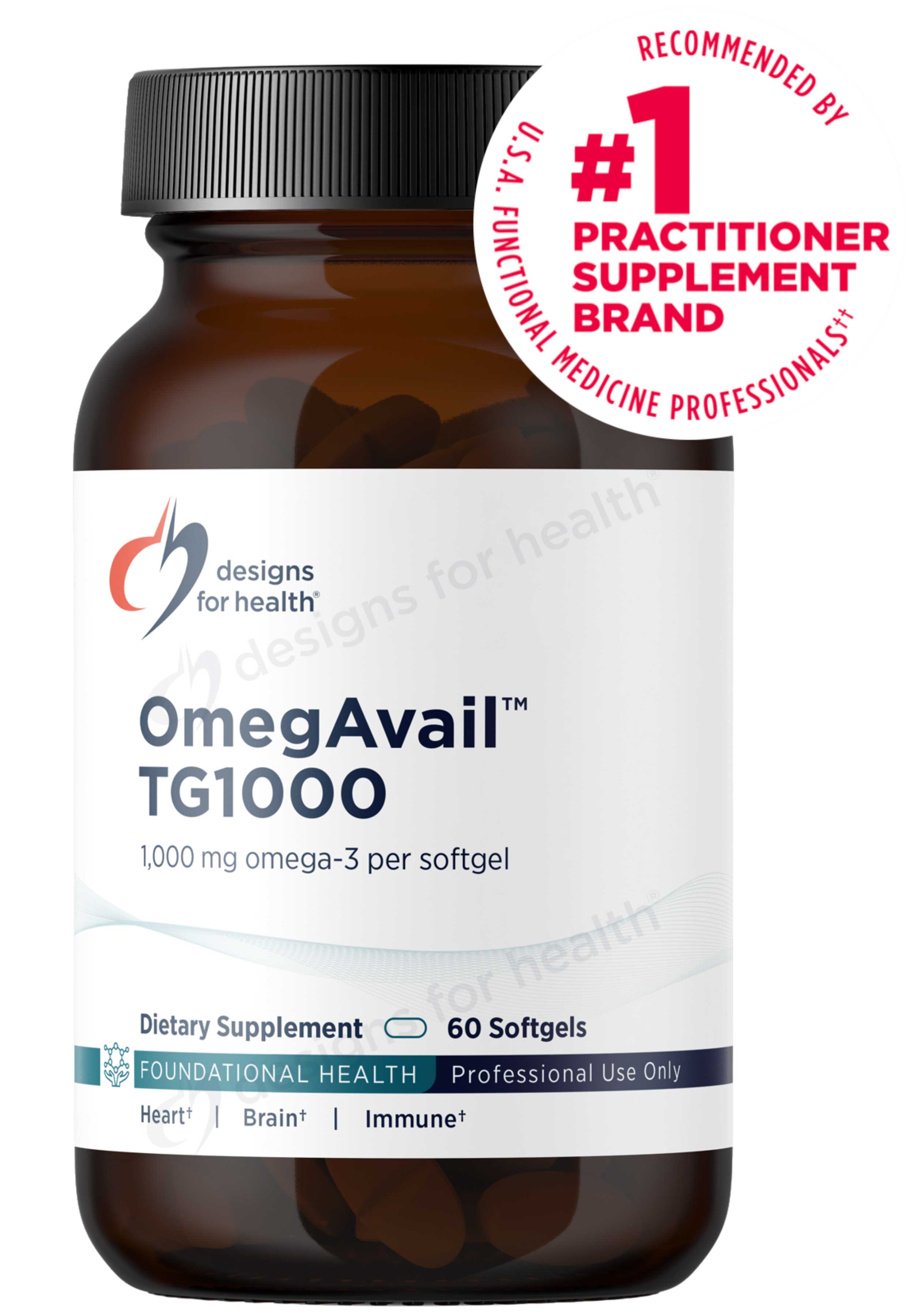 Designs for Health OmegAvail TG1000