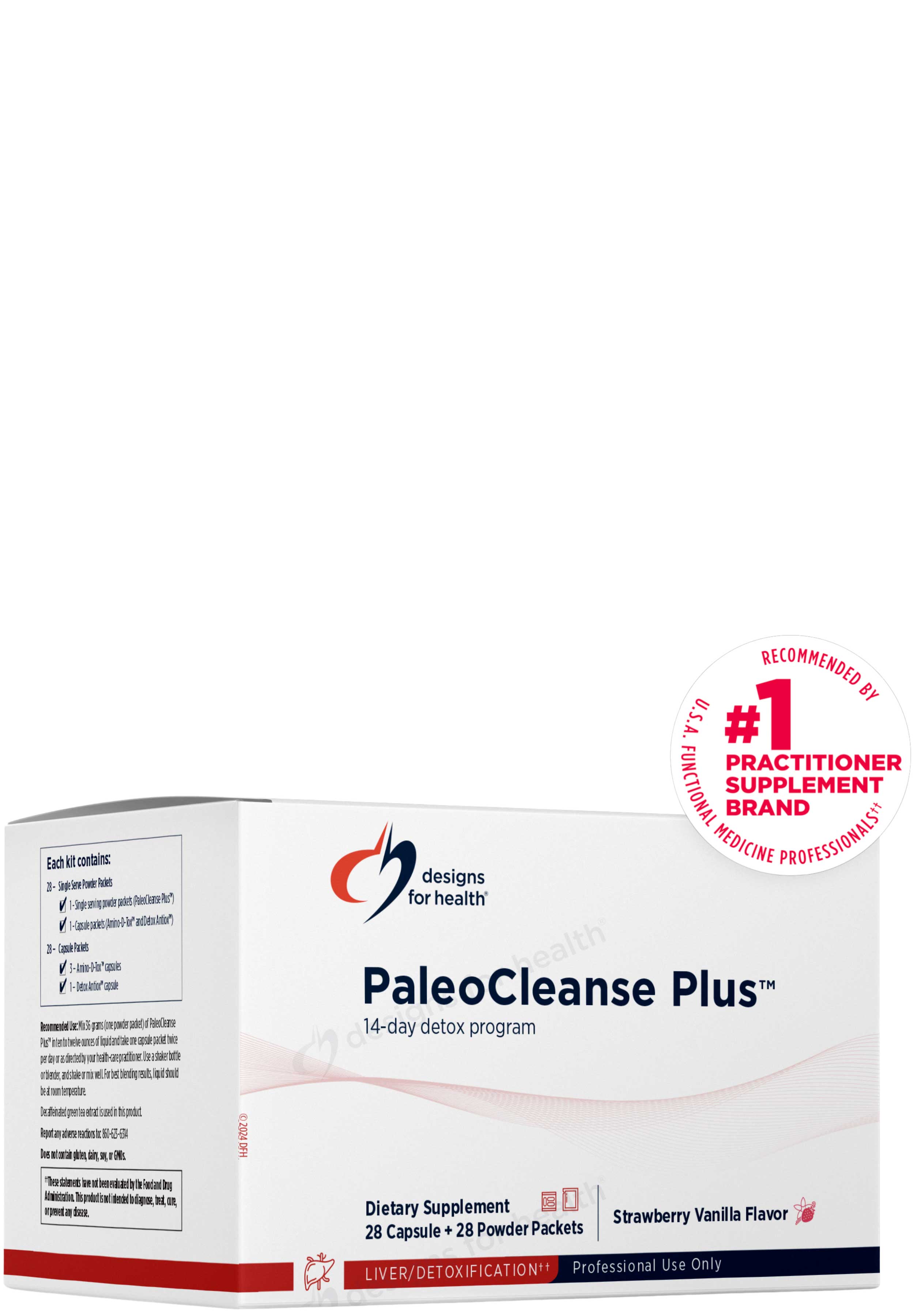 Designs for Health PaleoCleanse Plus Detox Program, 14 Day Detox Kit