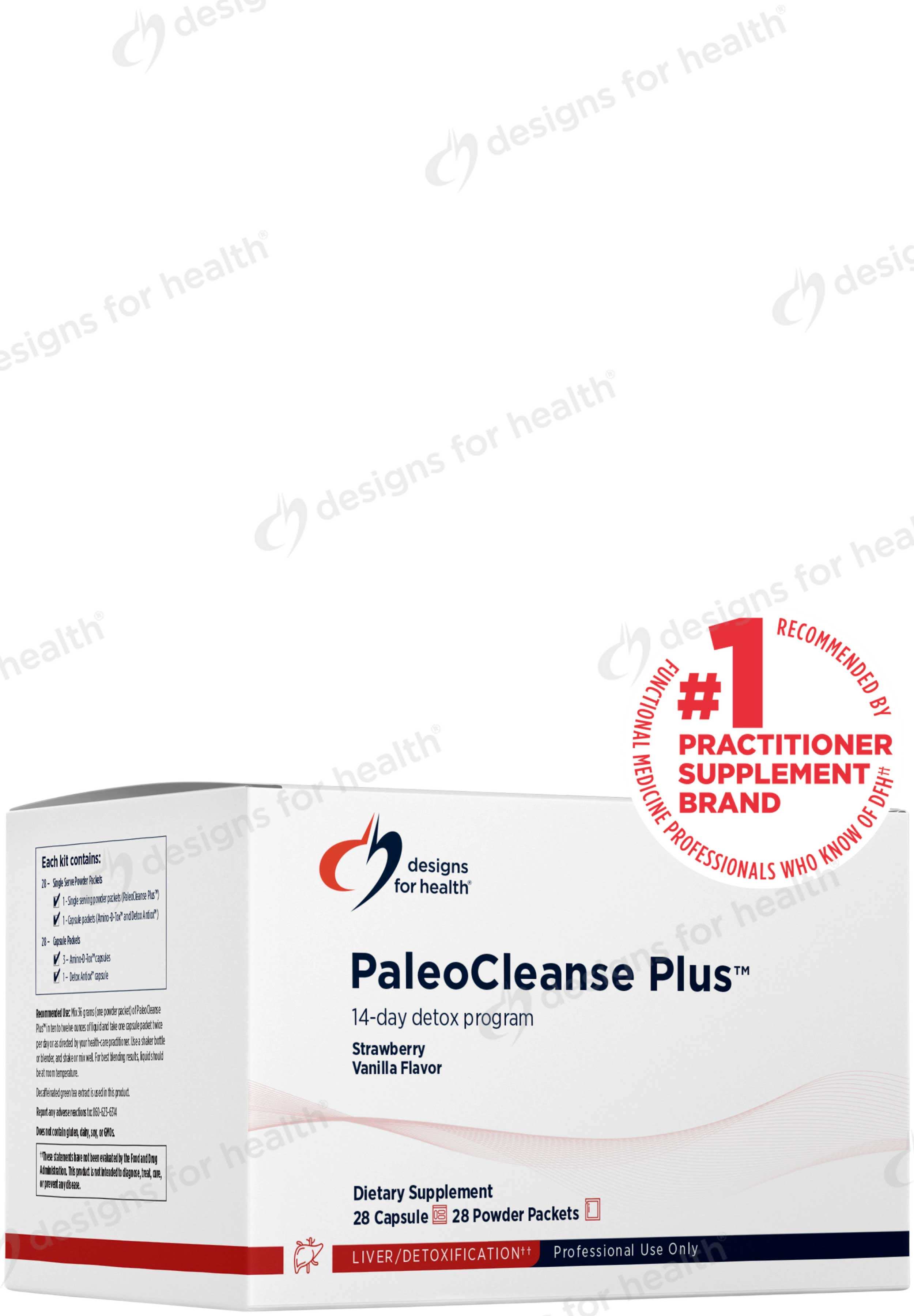 Designs for Health PaleoCleanse Plus Detox Program, 14 Day Detox Kit
