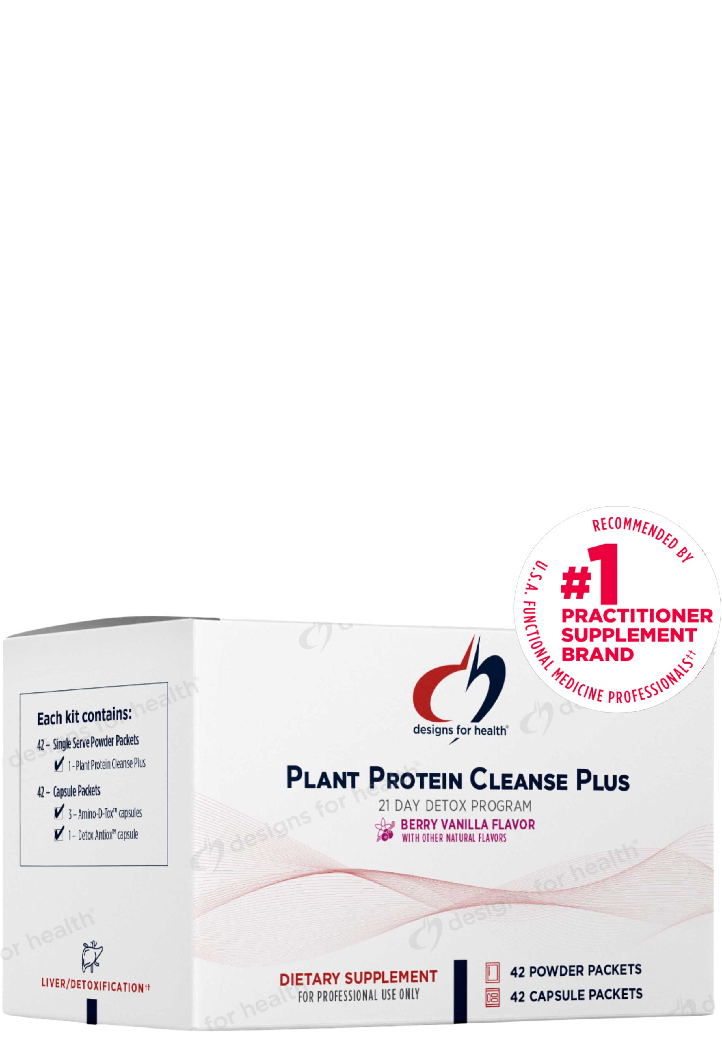 Designs for Health Plant Protein Cleanse Plus 21 Day Detox Program (Formerly VegeCleanse Plus Detox Program)