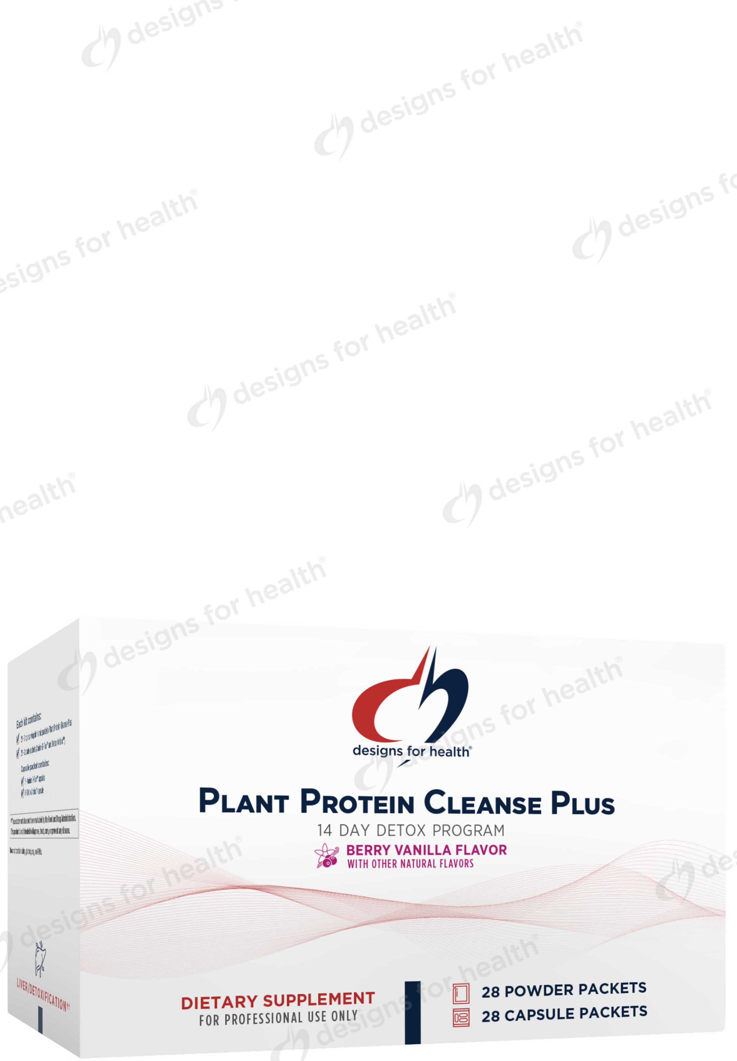 Designs for Health Plant Protein Cleanse Plus Detox Program ( Formerly VegeCleanse Plus 14 Day Detox Program) - Vanilla Berry