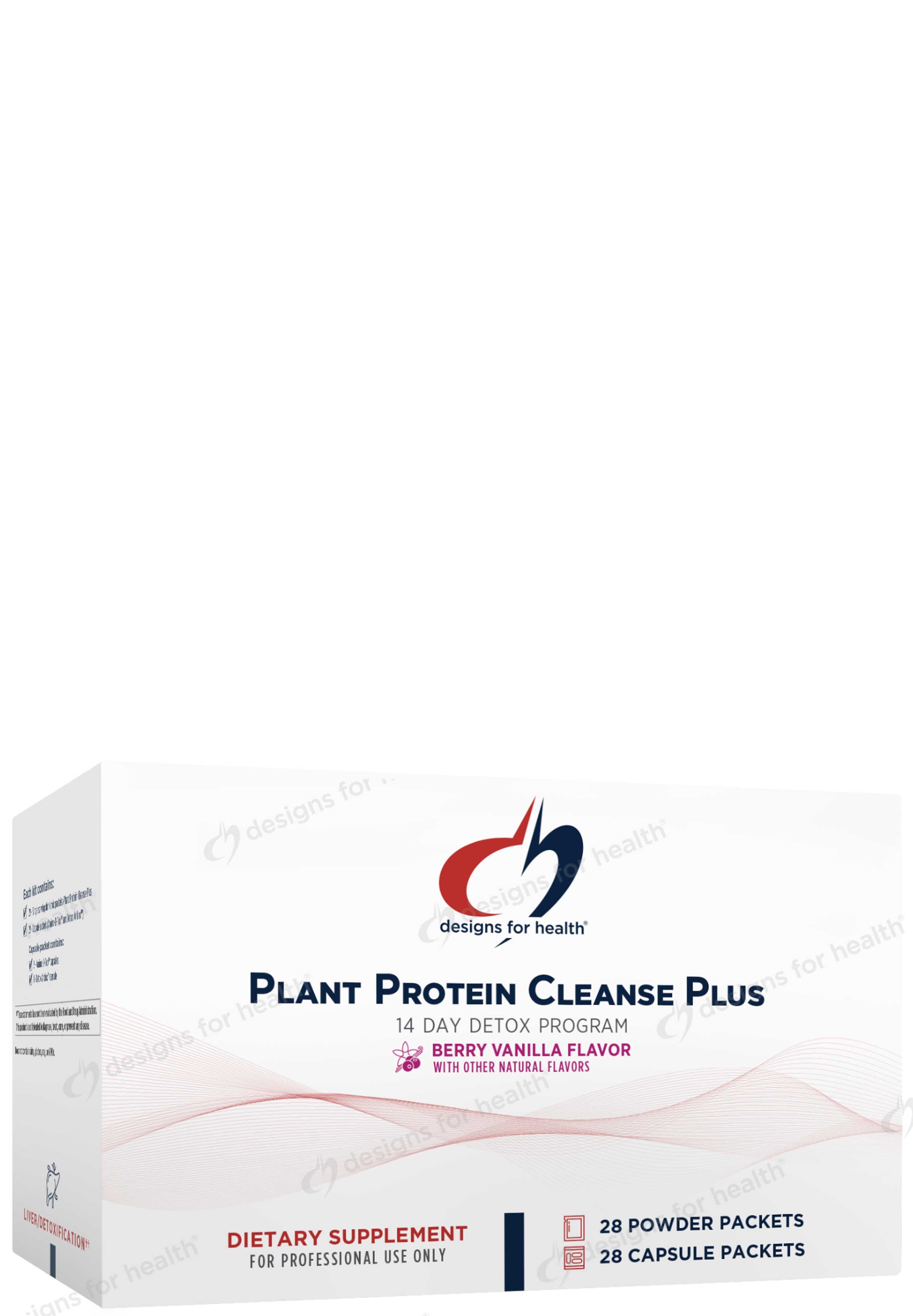 Designs for Health Plant Protein Cleanse Plus Detox Program (Formerly VegeCleanse Plus 14 Day Detox Program) - Vanilla Berry