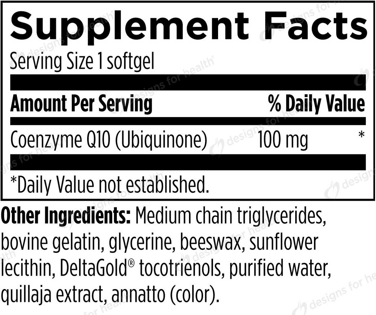 Designs for Health Q-Evail® 100 Ingredients