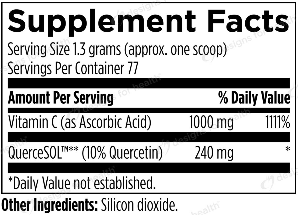 Designs for Health Quercetin Ascorbate Ingredients