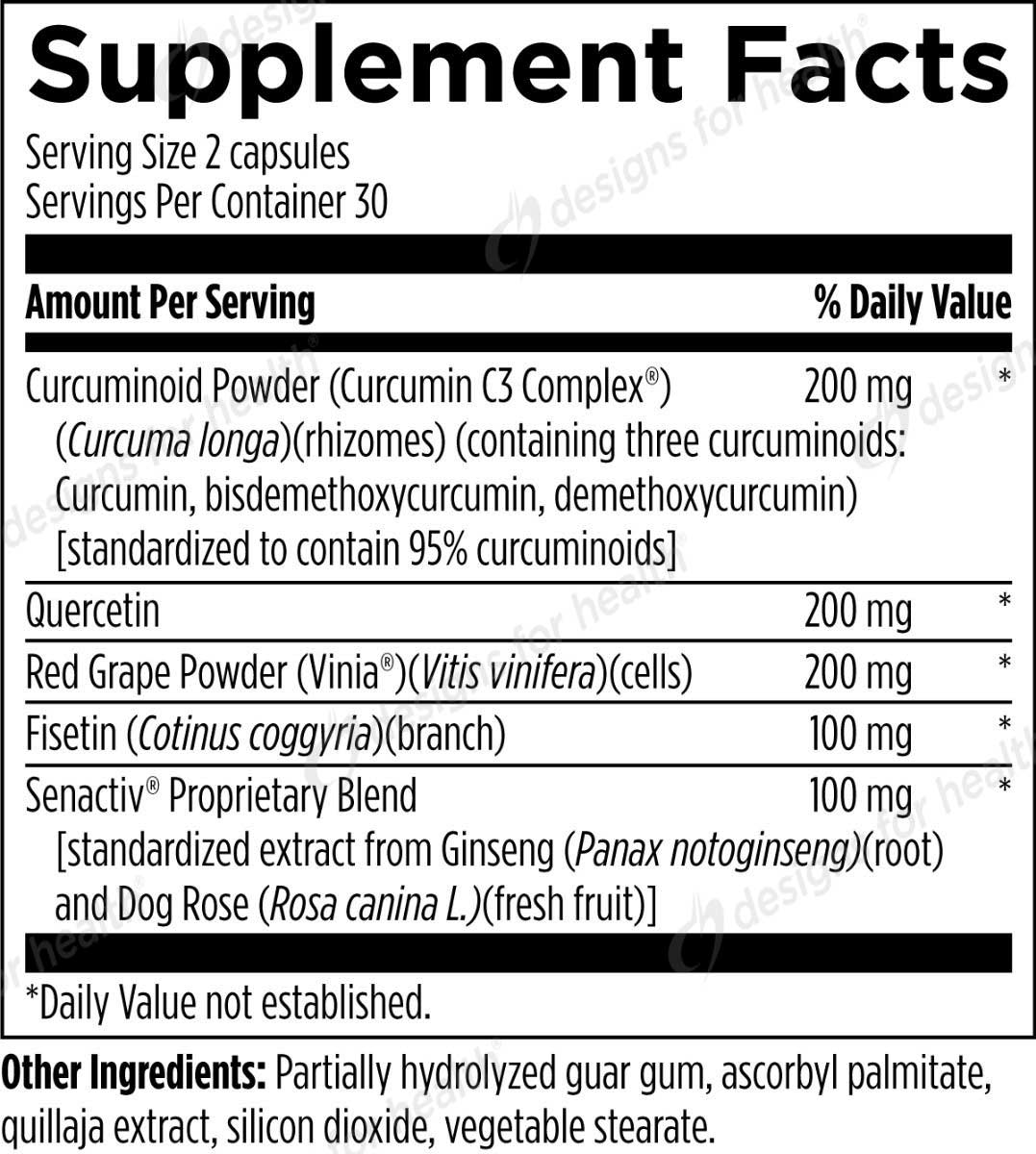 Designs for Health Senolytic Synergy Ingredients