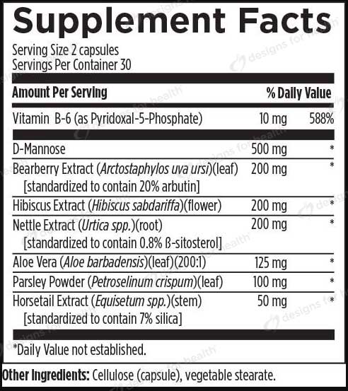 Designs for Health UT Synergy Ingredients