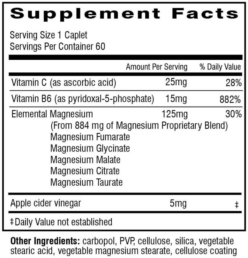 Doctor Wilson's Original Formulations Mighty Magnesium Ingredients