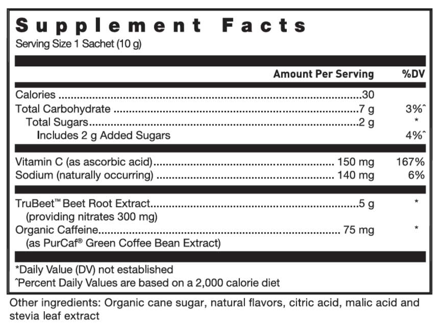 Douglas Laboratories Klean Pre-Workout Ingredients