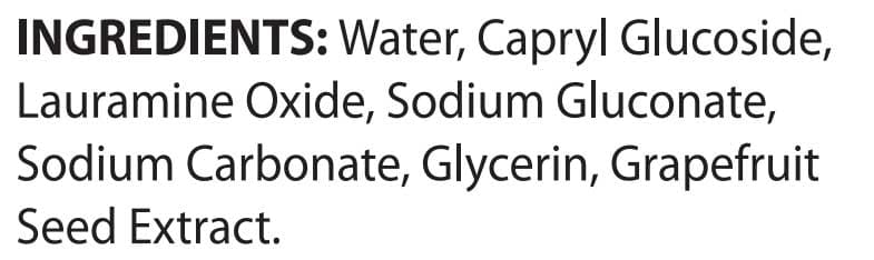 Dr. Mercola Greener Cleaner Multi Surface Ingredients