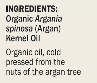 Dr. Mercola Organic Argan Oil Ingredients