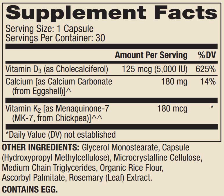 Dr. Mercola Calcium with Vitamins D3 and K2