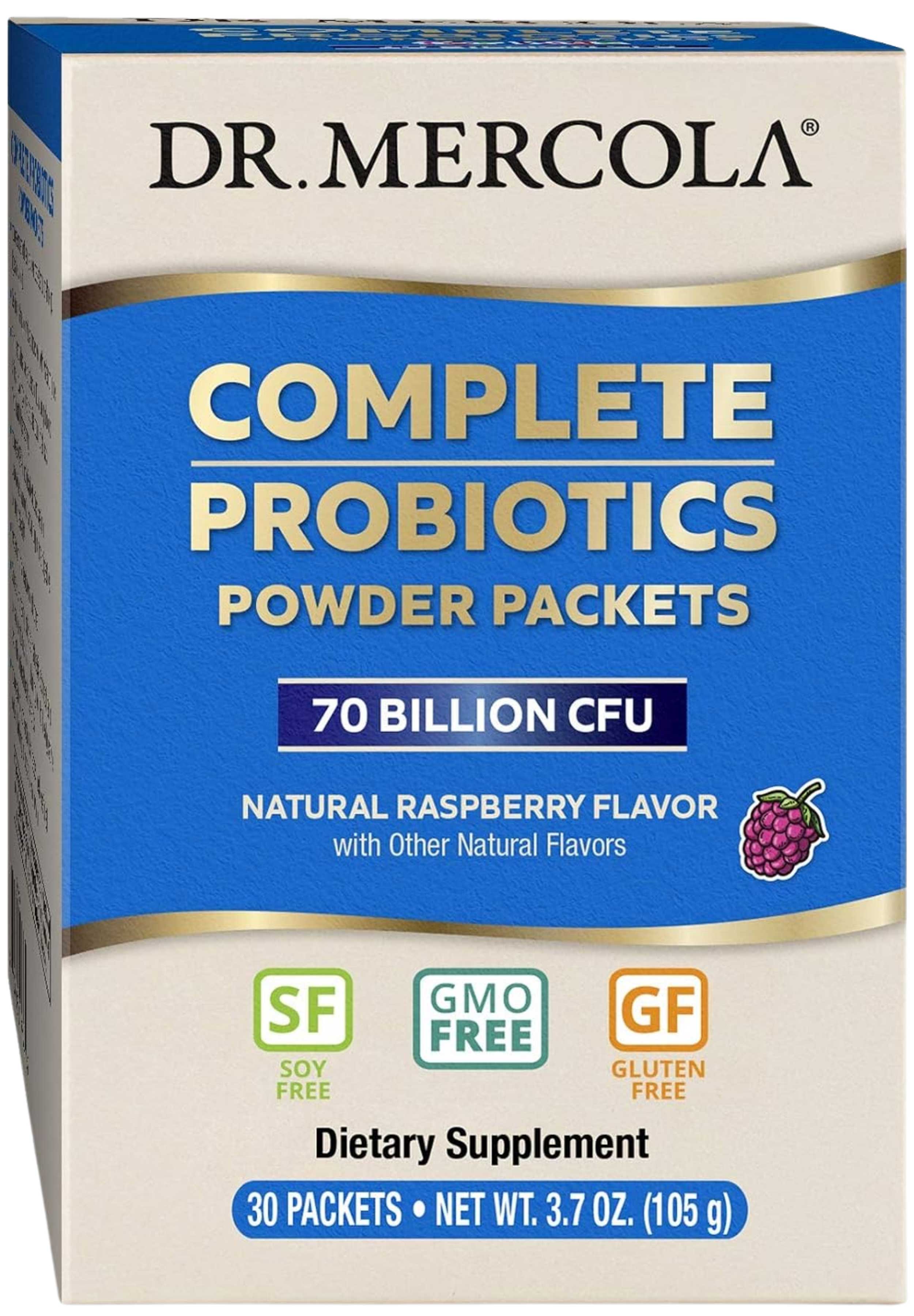 Dr. Mercola Complete Probiotics Powder Packets 70 Billion CFU