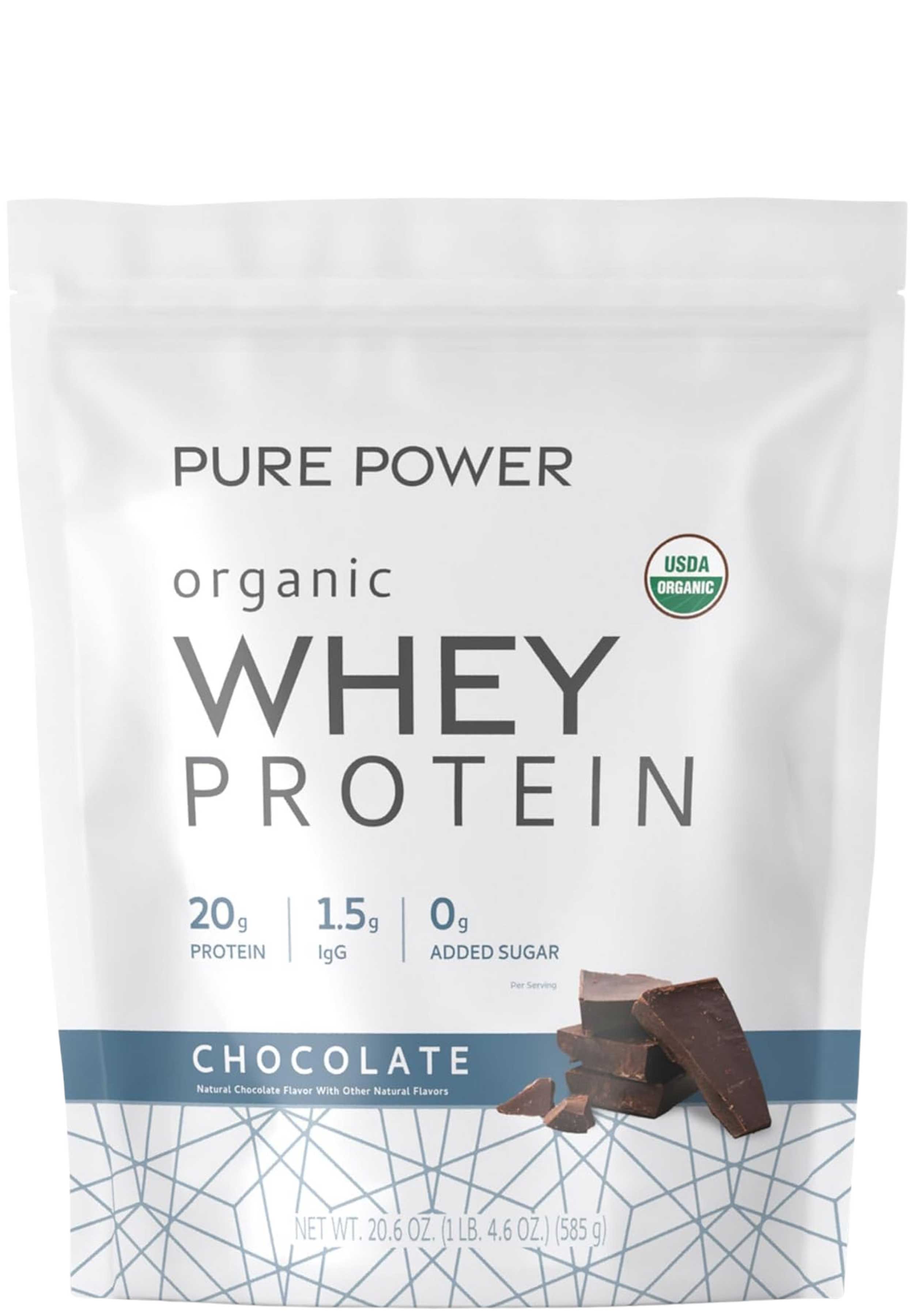 Dr. Mercola Pure Power Organic Whey Protein - Chocolate