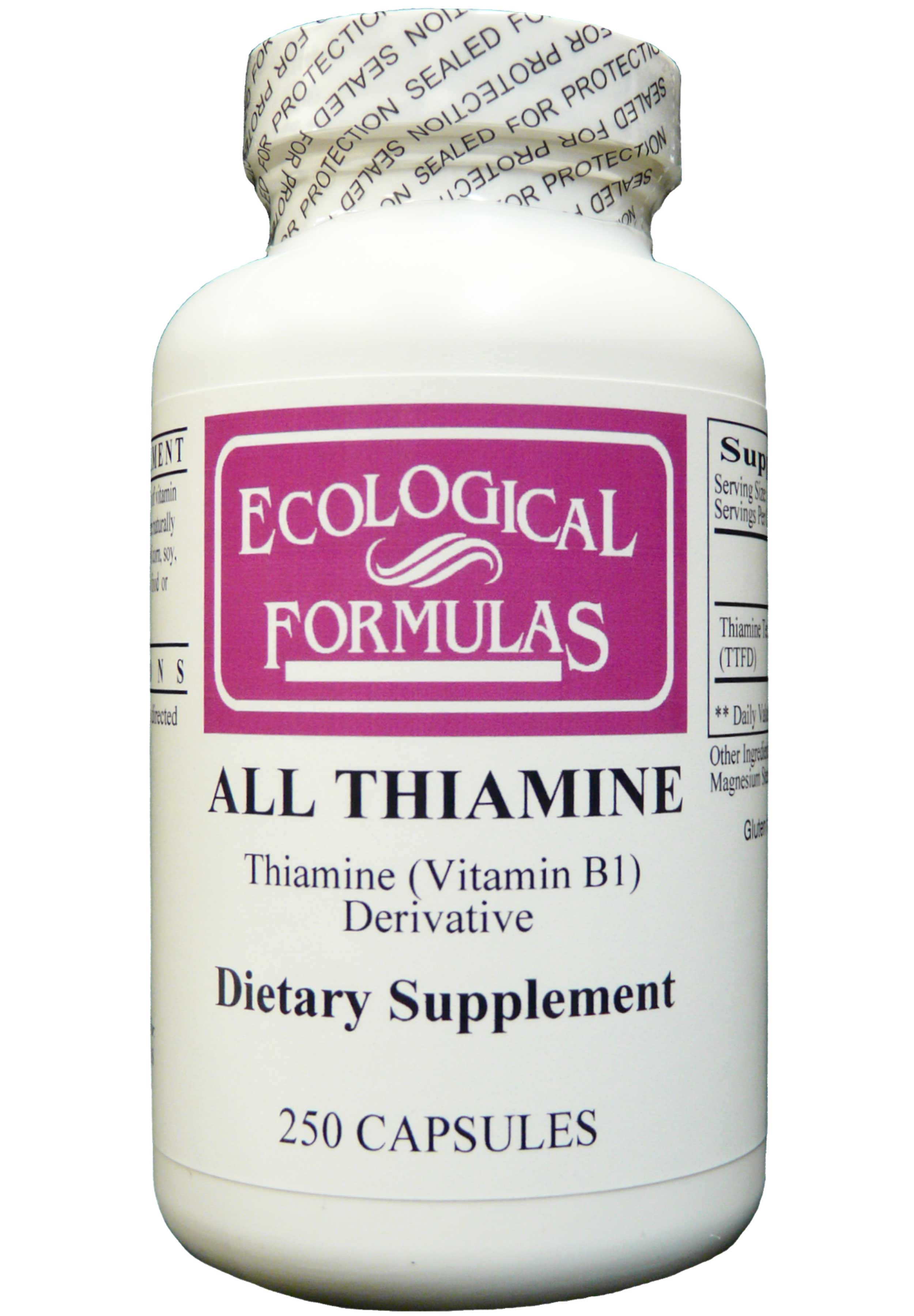 Ecological Formulas/Cardiovascular Research All Thiamine