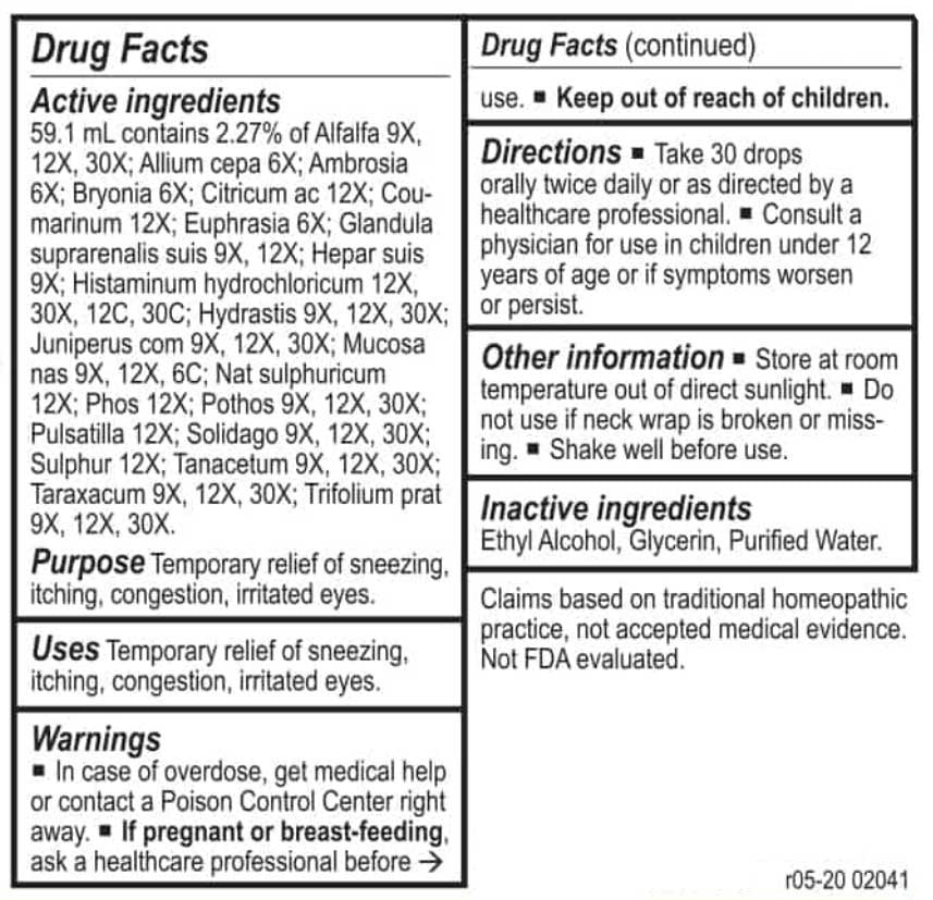 Energetix Aller-Chord A Ingredients