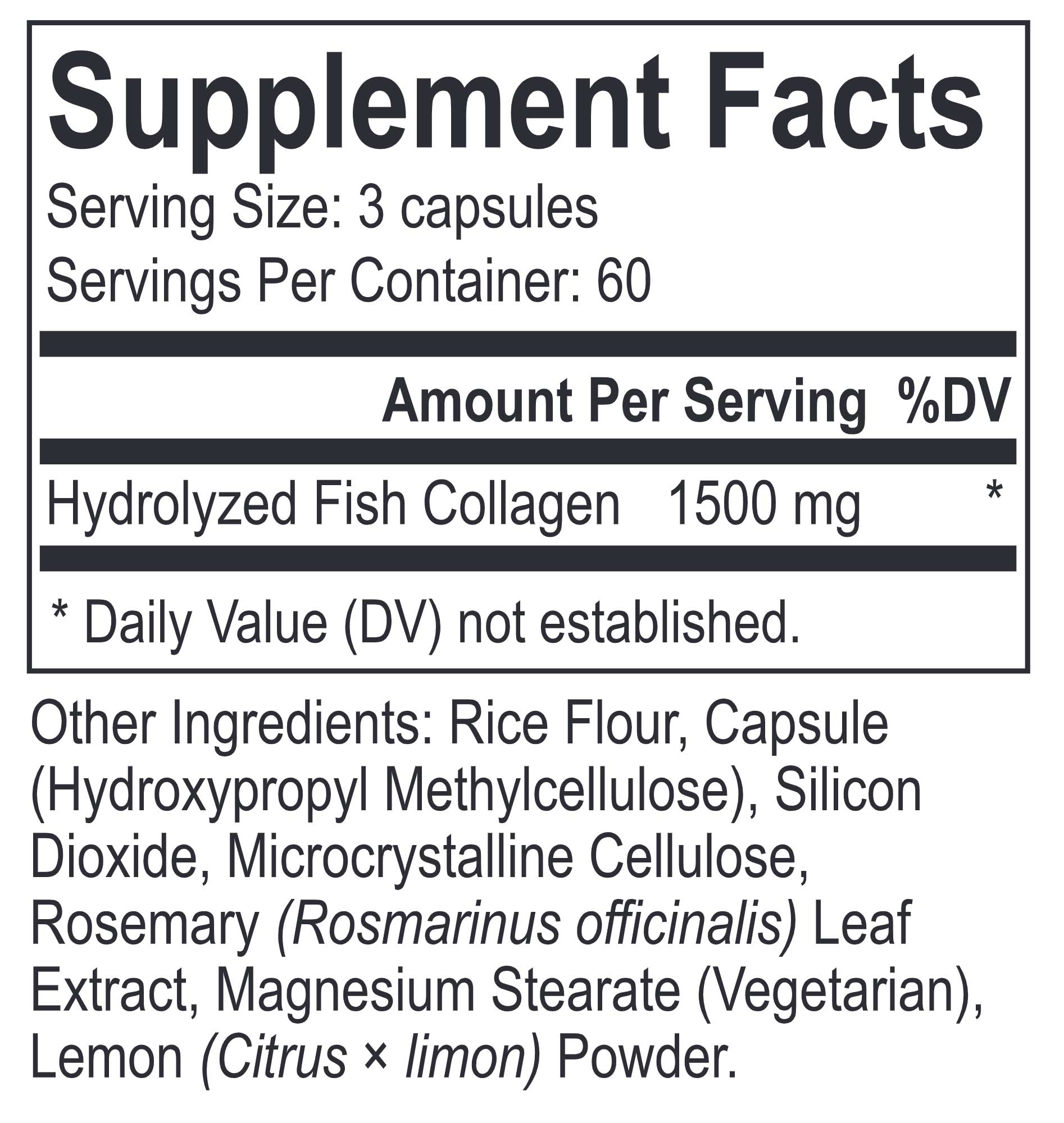 Energetix AminoGest Ingredients