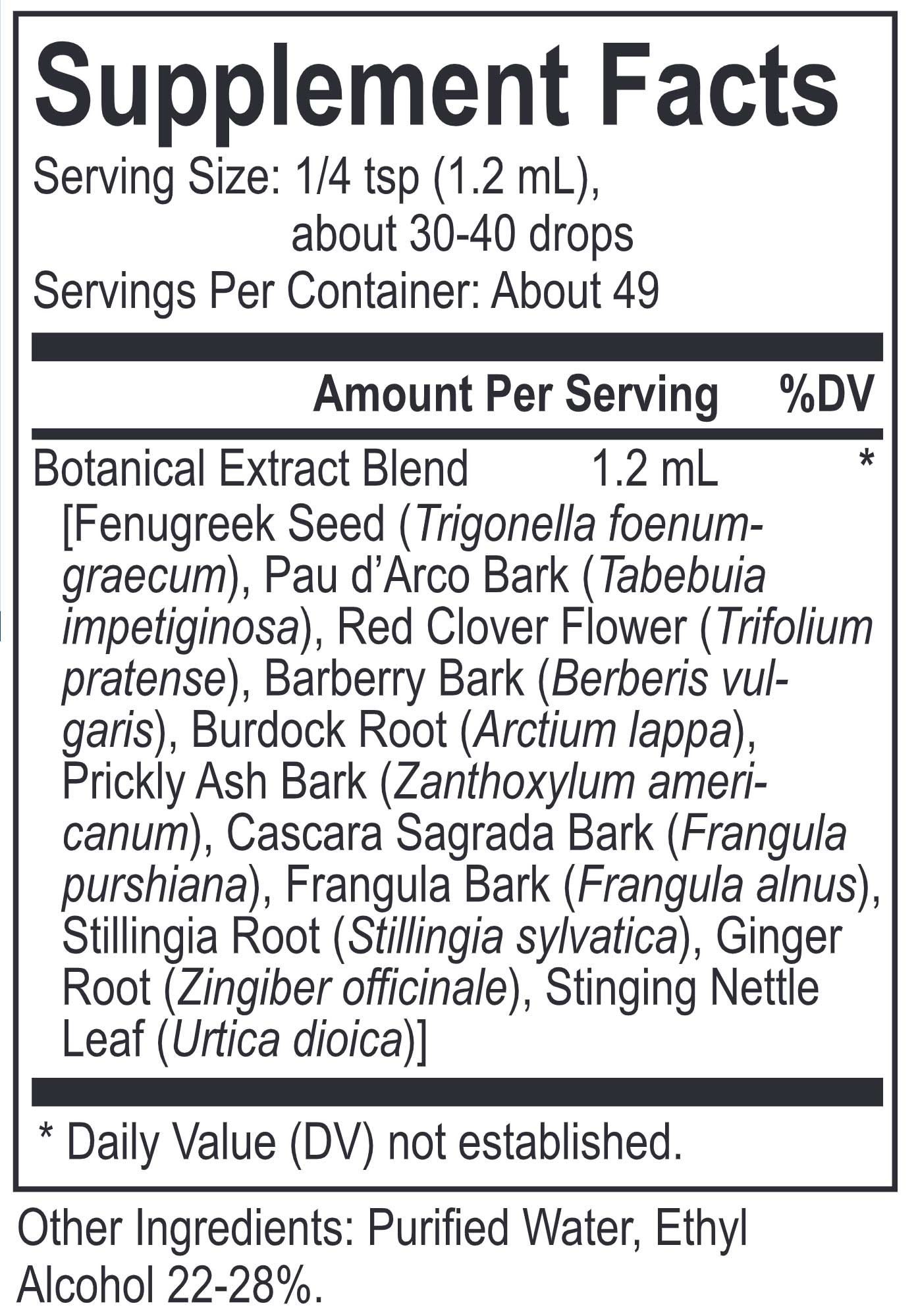 Energetix Core Gen 2 Ingredients