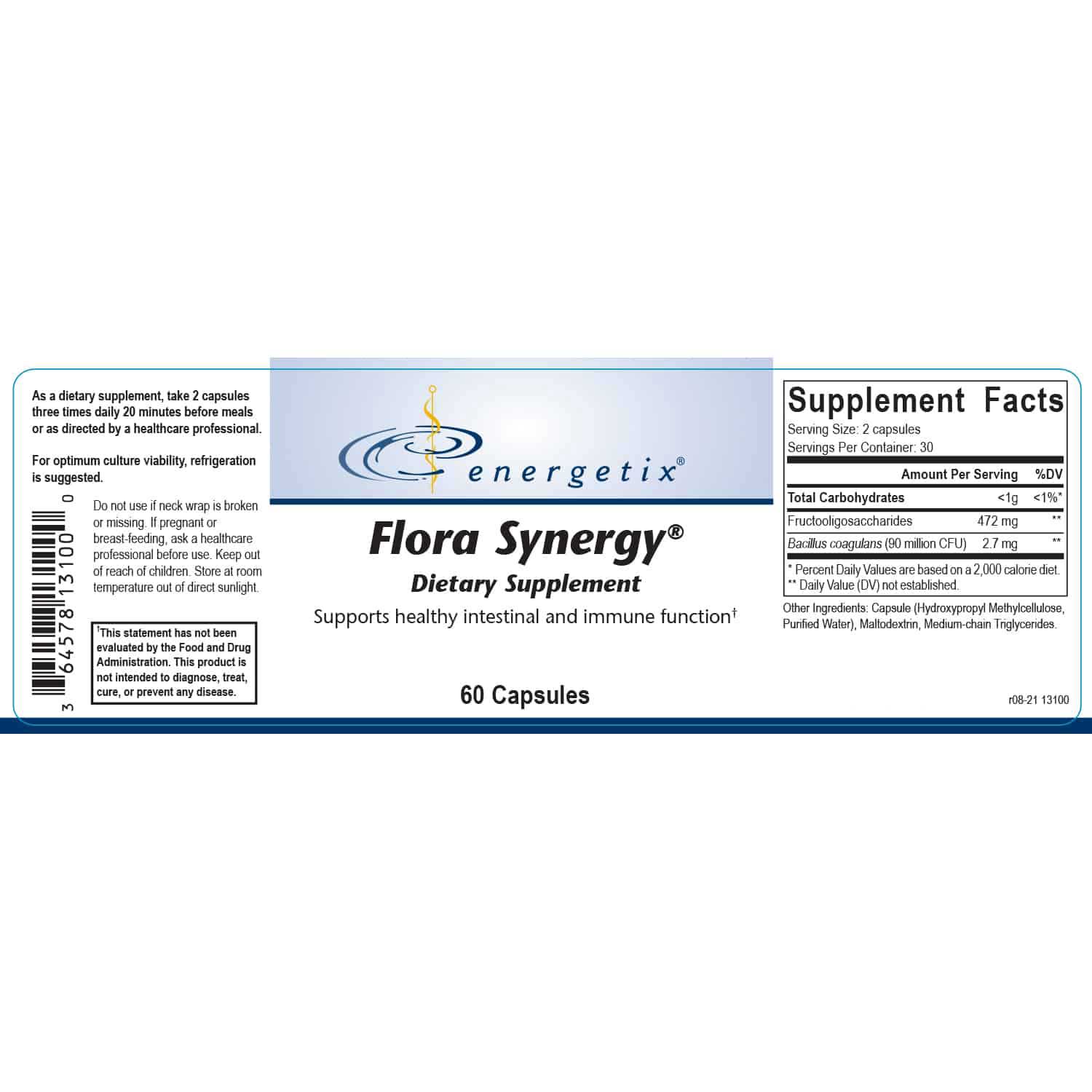 Energetix Flora Synergy Label