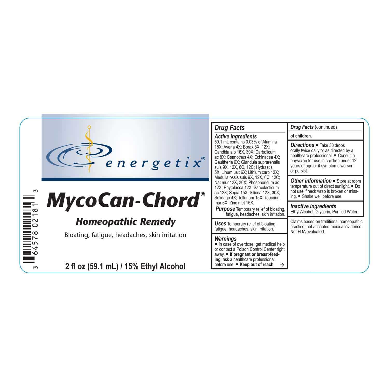 Energetix MycoCan-Chord Label