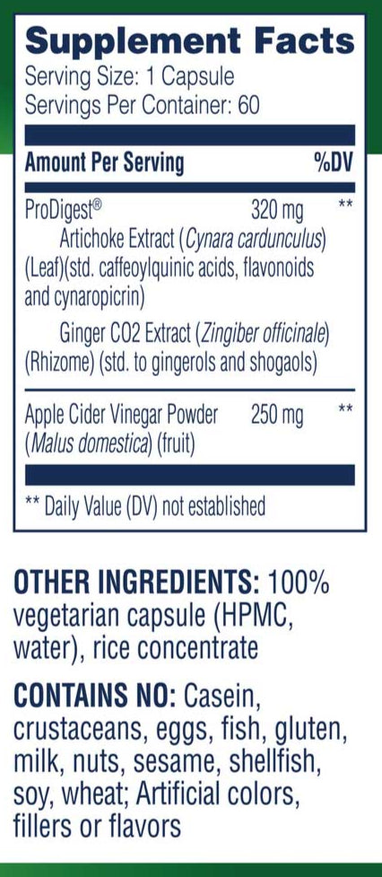 Enzyme Science GI Motility Complex Ingredients
