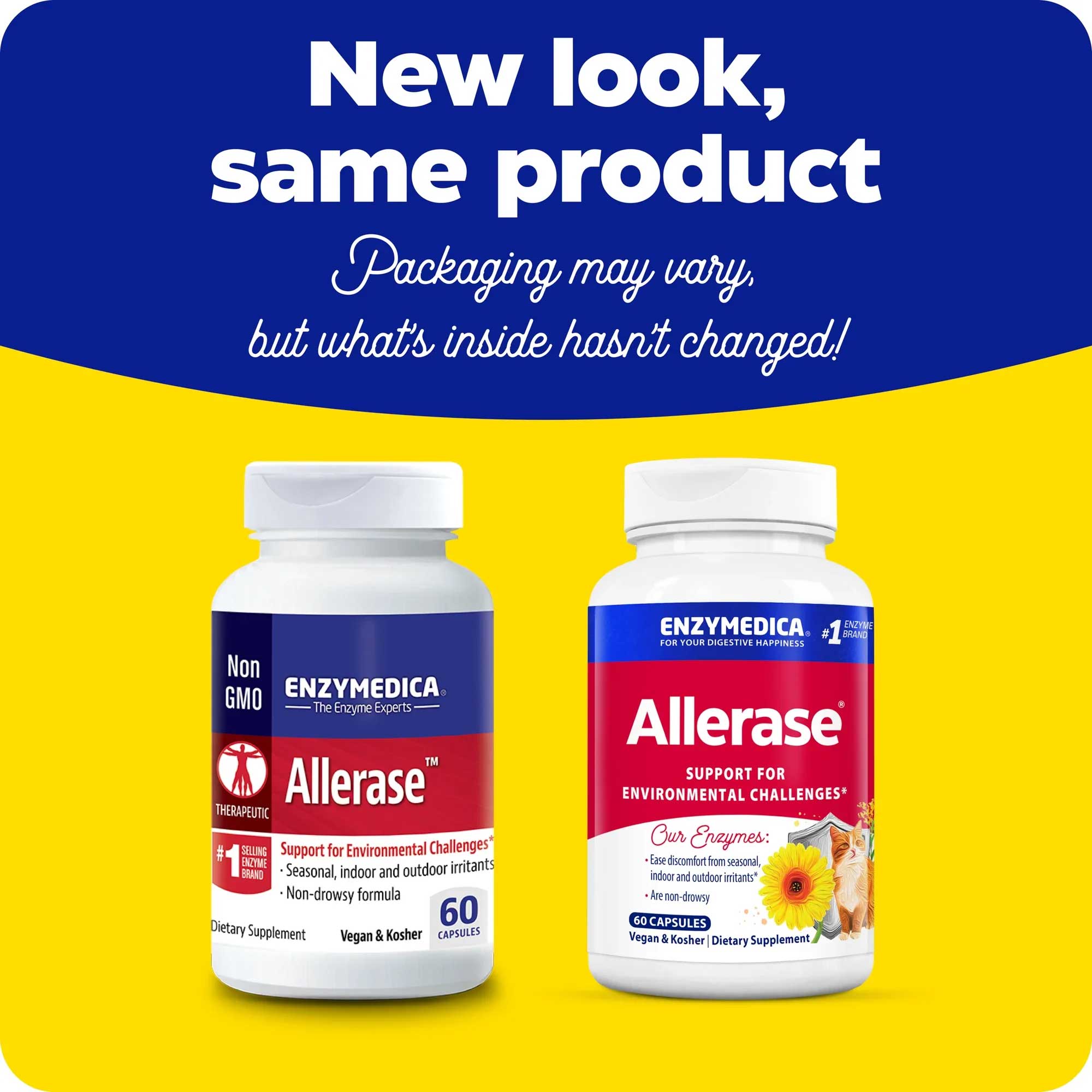 Enzymedica Allerase New Look