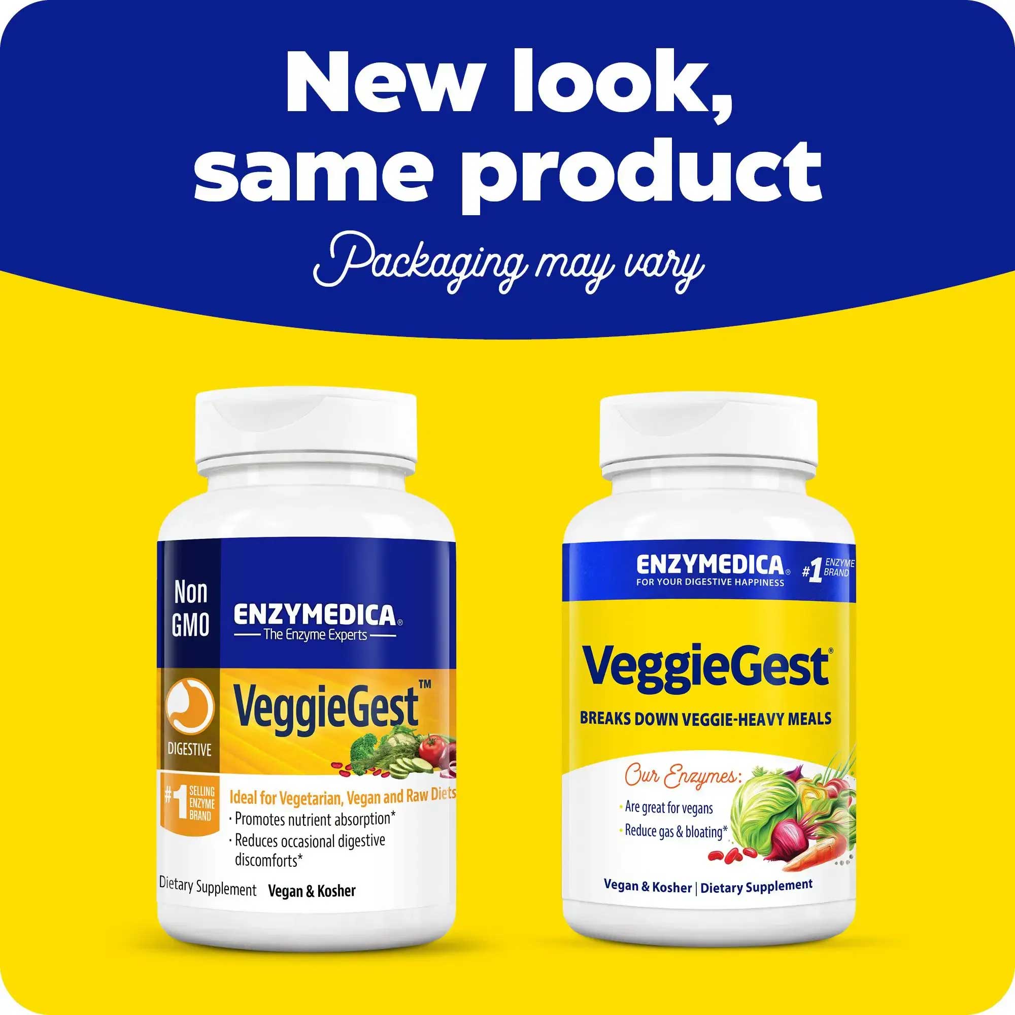 Enzymedica VeggieGest New Look