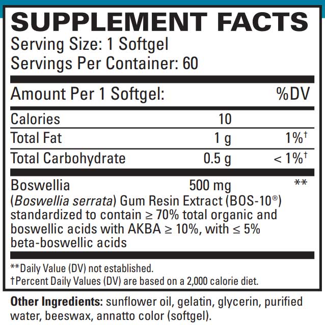 EuroMedica BosPro Ingredients