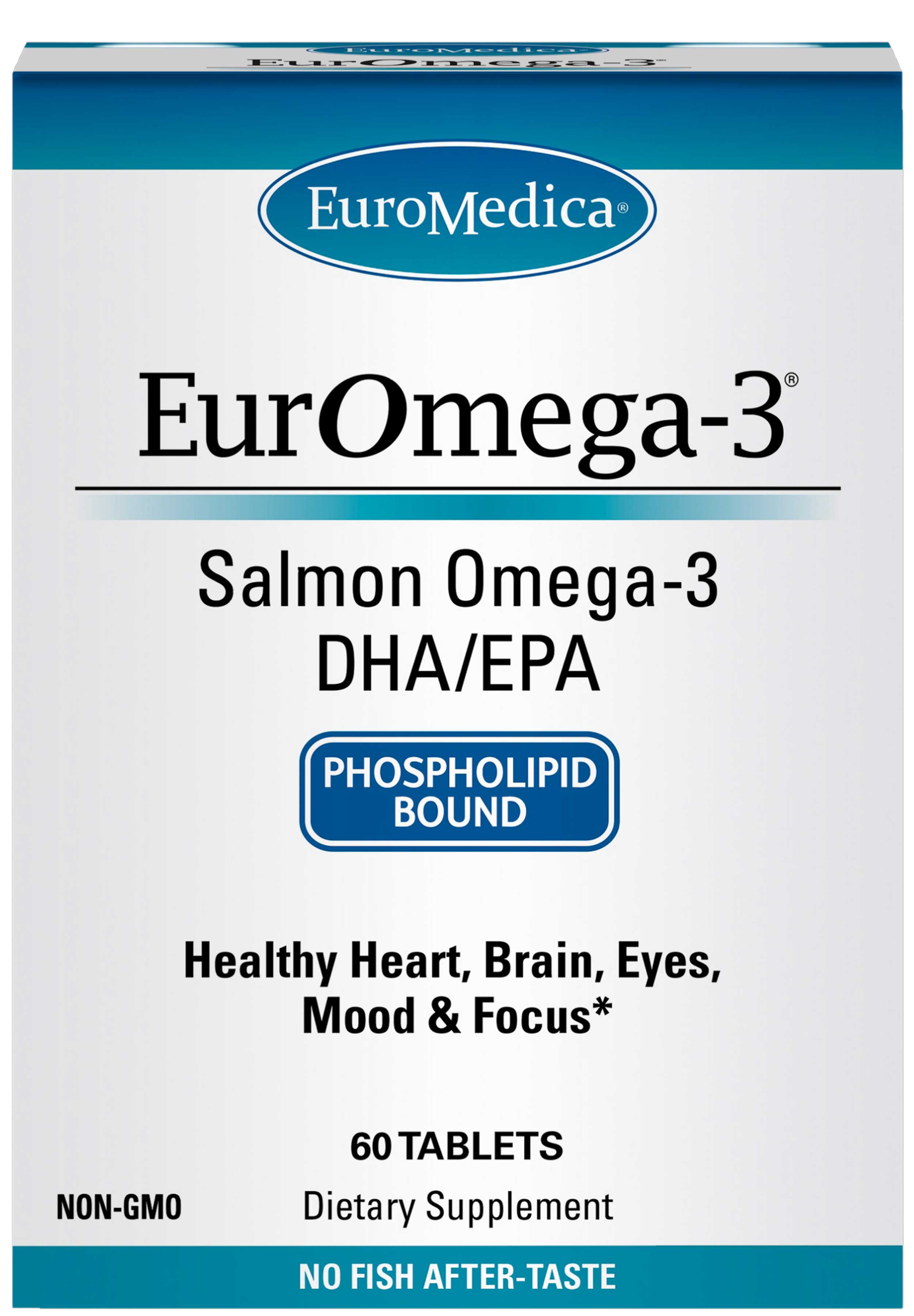 EuroMedica EurOmega-3 Salmon Omega-3 DHA/EPA (Formerly Omega-3 Plus Phospholipids and Peptides)