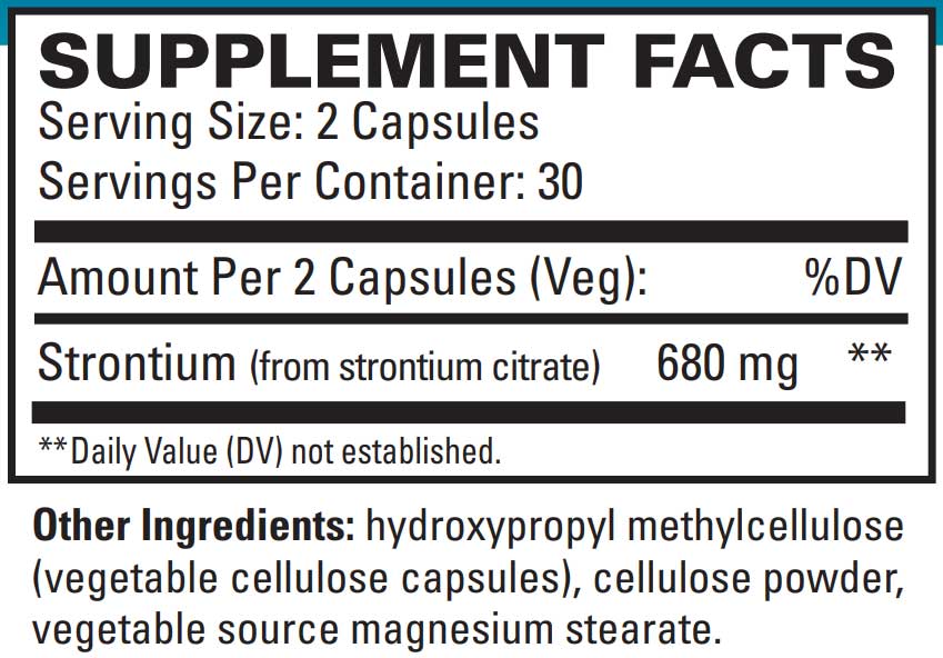 EuroMedica Strontium Ingredients