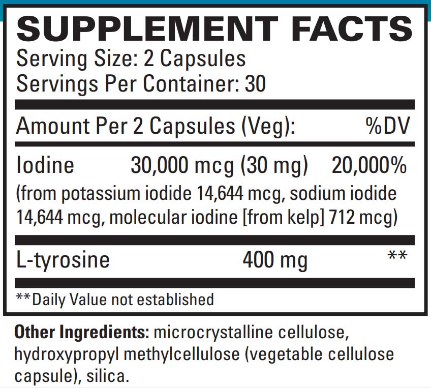EuroMedica Thyroid Care Ingredients