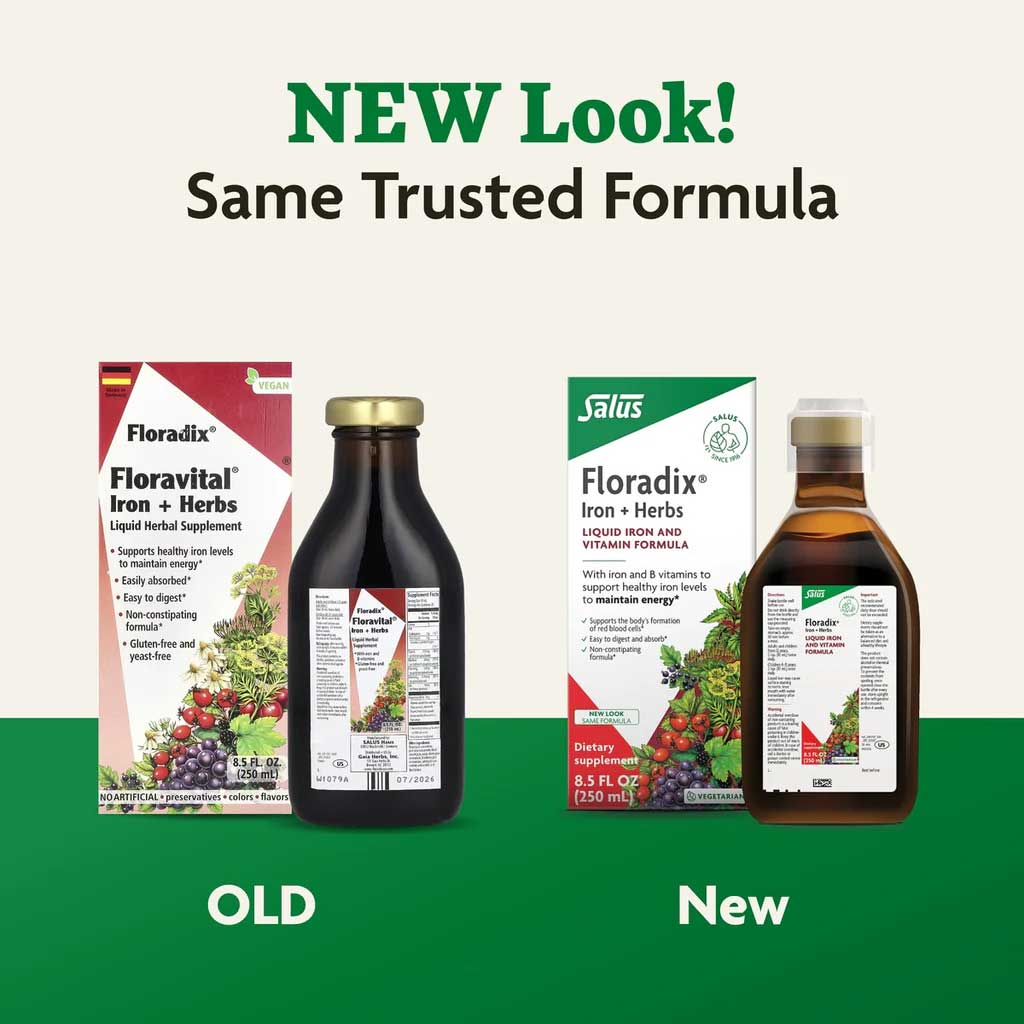 Floradix (Salus) Iron + Herbs Liquid New Look