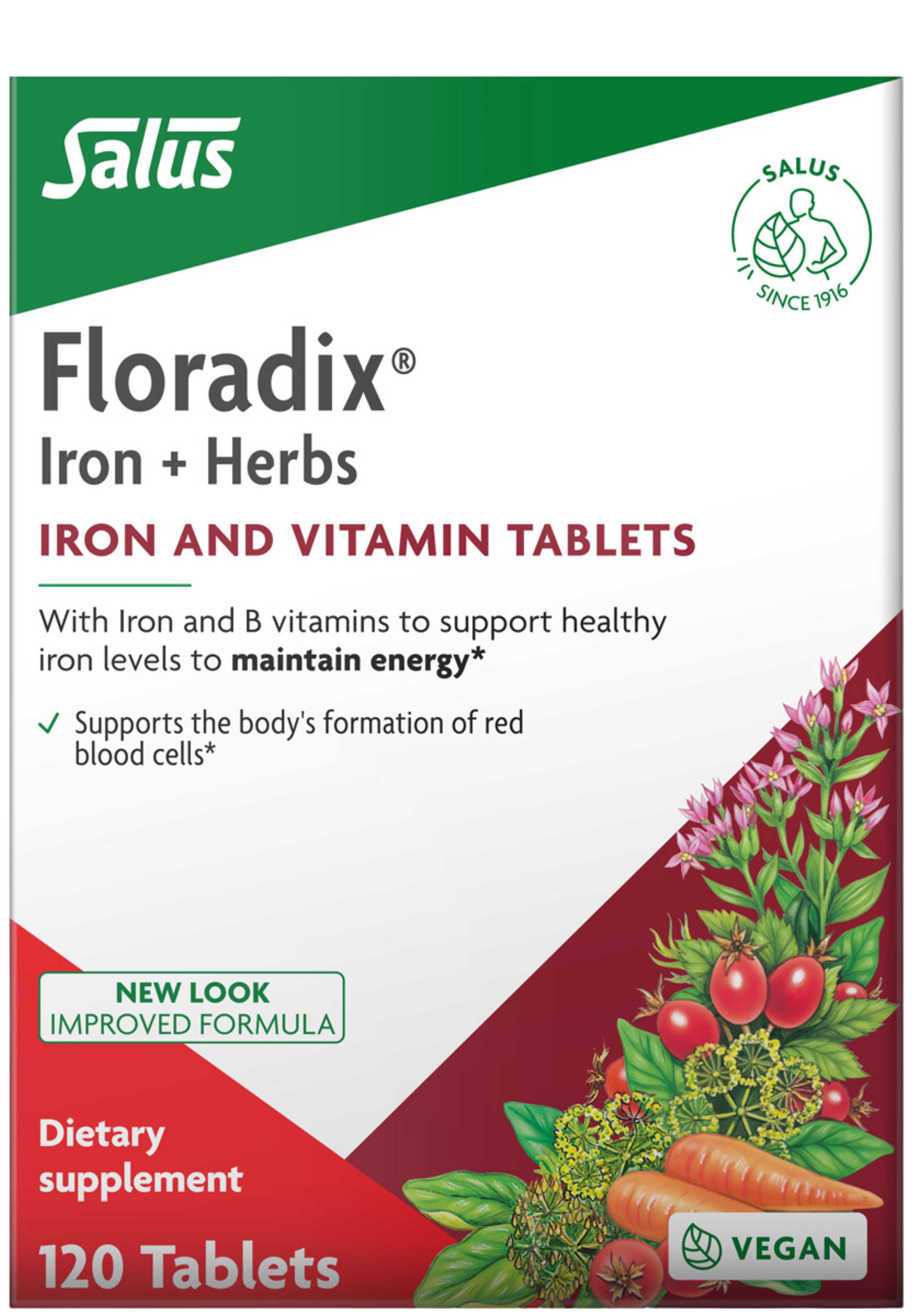 Floradix (Salus) Iron + Herbs Tablets