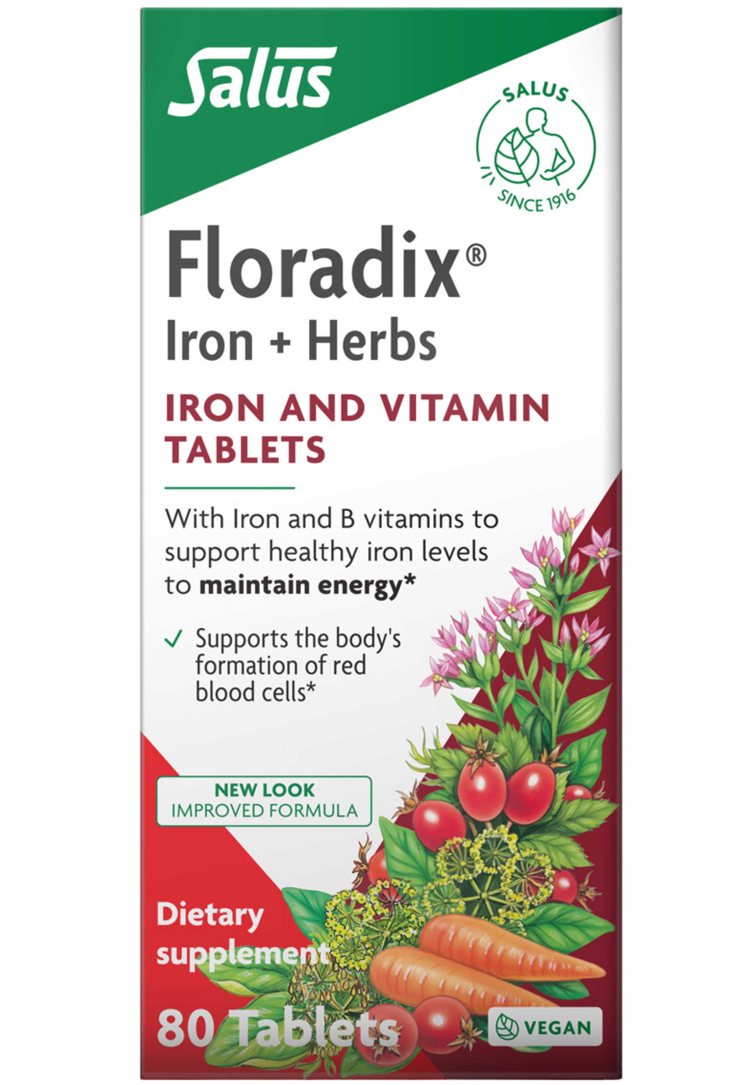 Floradix (Salus) Iron + Herbs Tablets