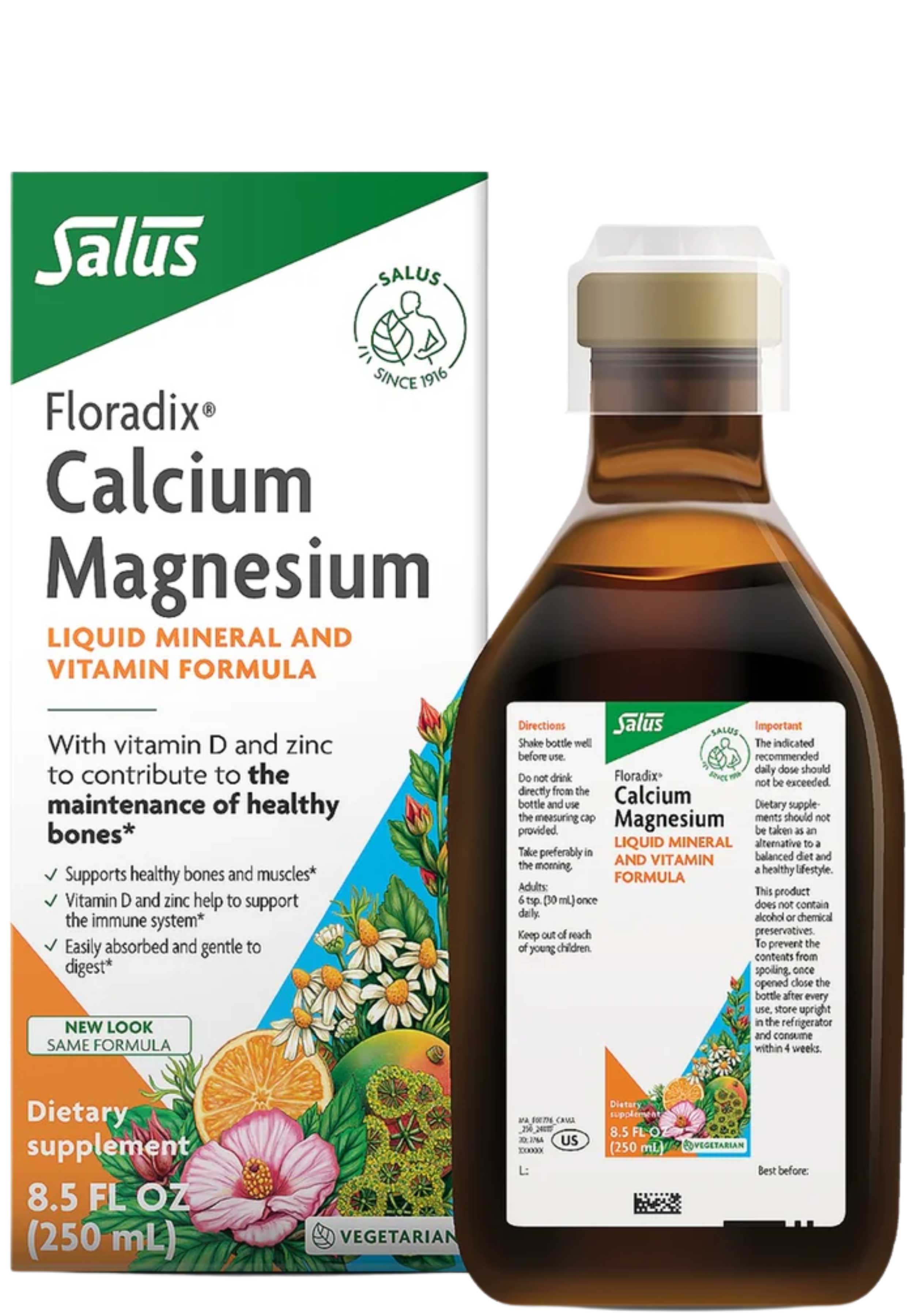 Floradix (Salus) Calcium Magnesium Liquid