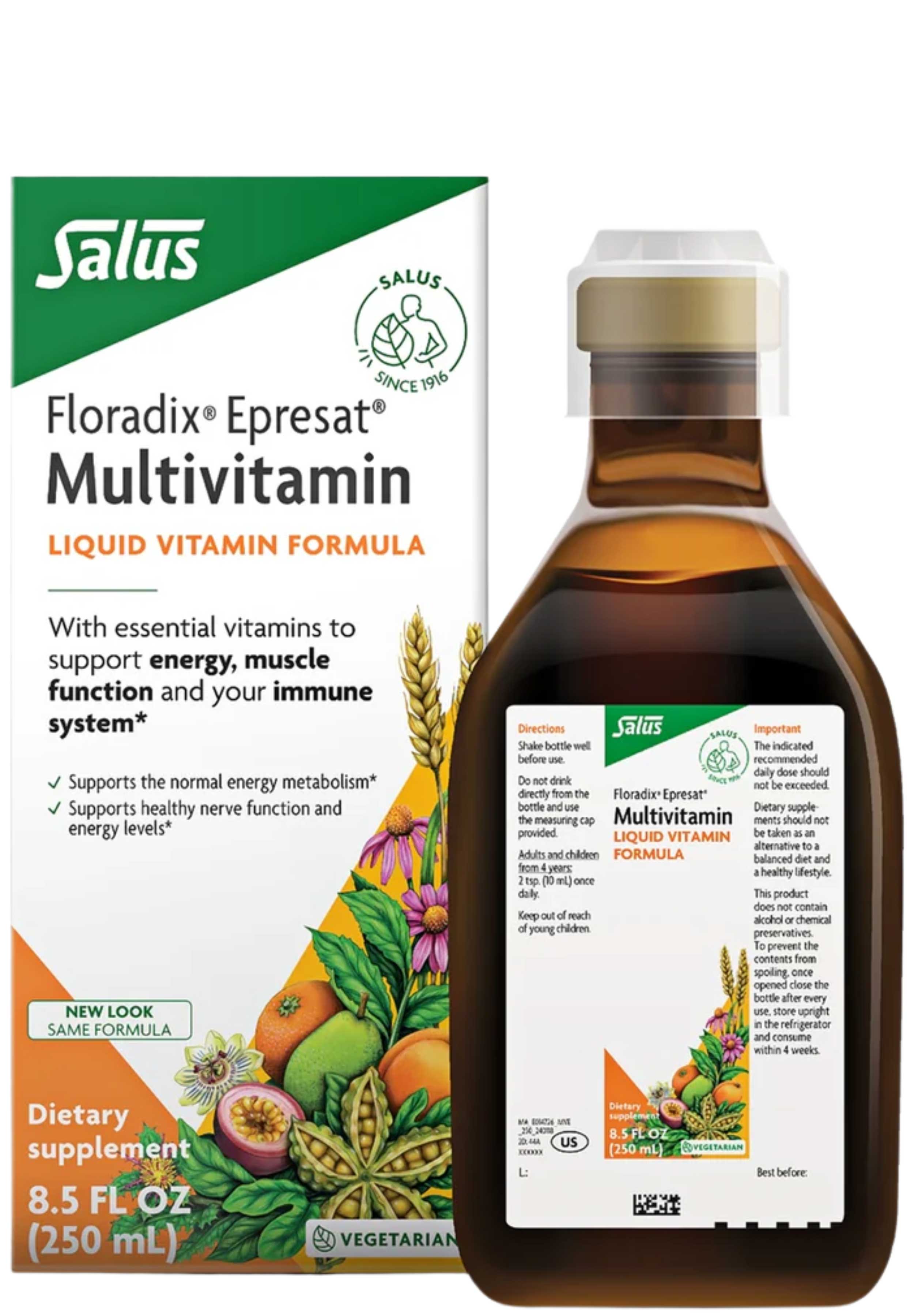 Floradix (Salus) Epresat Multivitamin Liquid