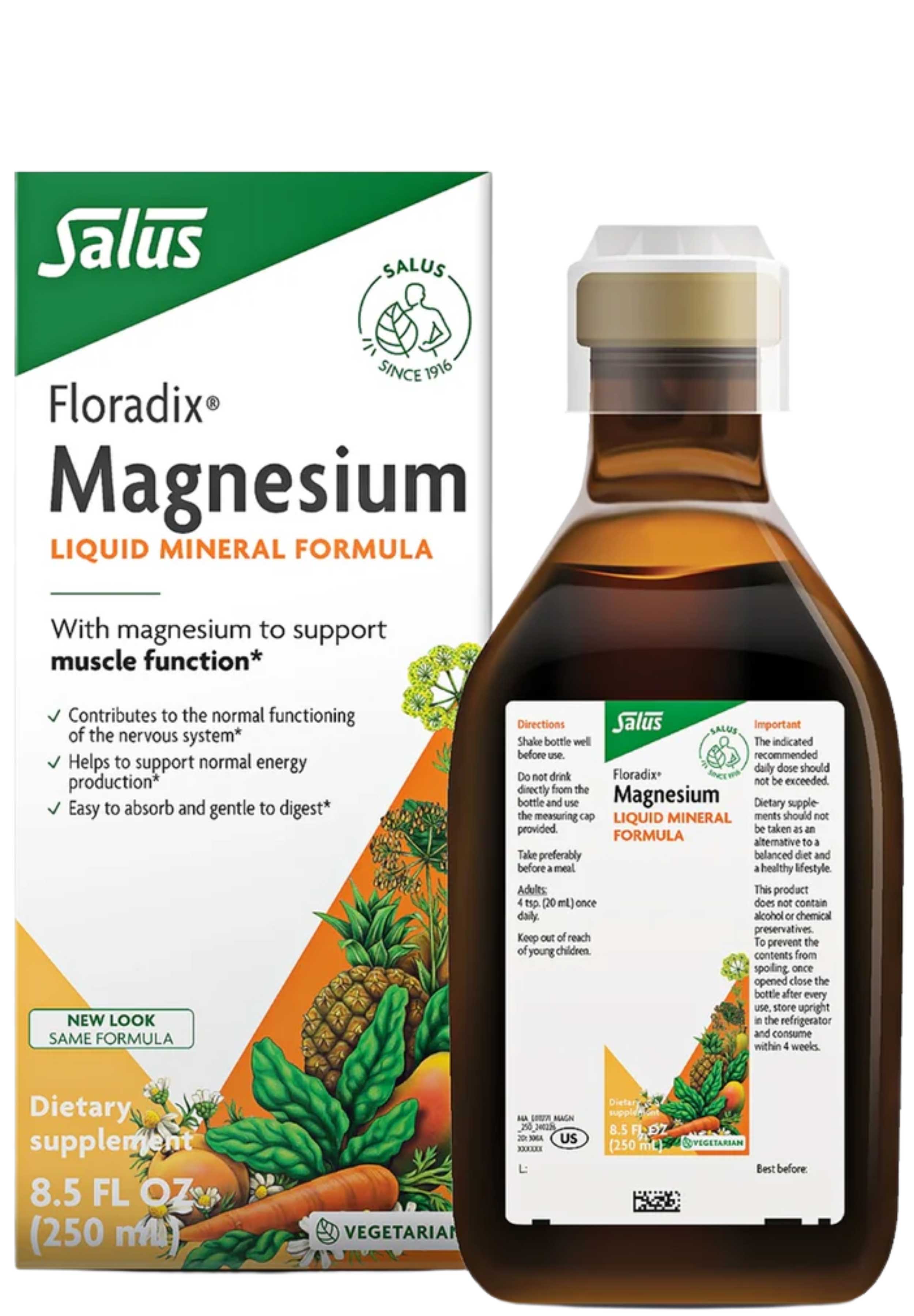 Floradix (Salus) Magnesium Liquid Mineral Formula
